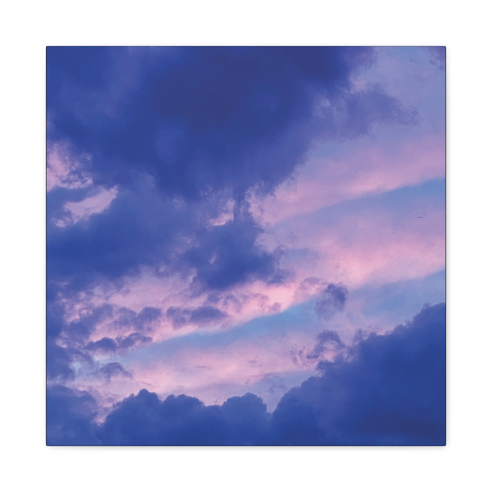Blue Sunset Matte Canvas Wall Art — Stretched 1.25"