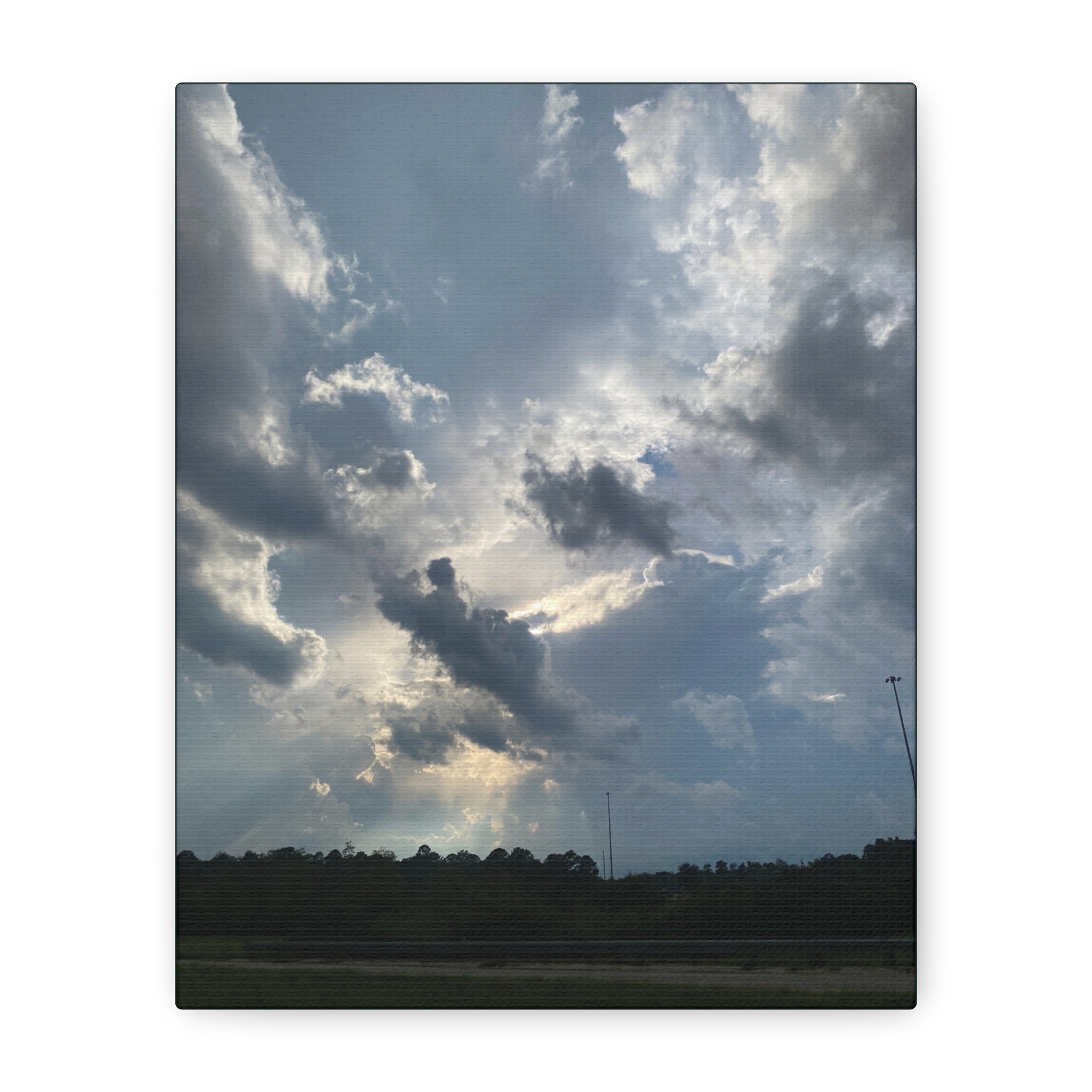 Florida Midday Photo Canvas Print — Matte Stretched Wall Art