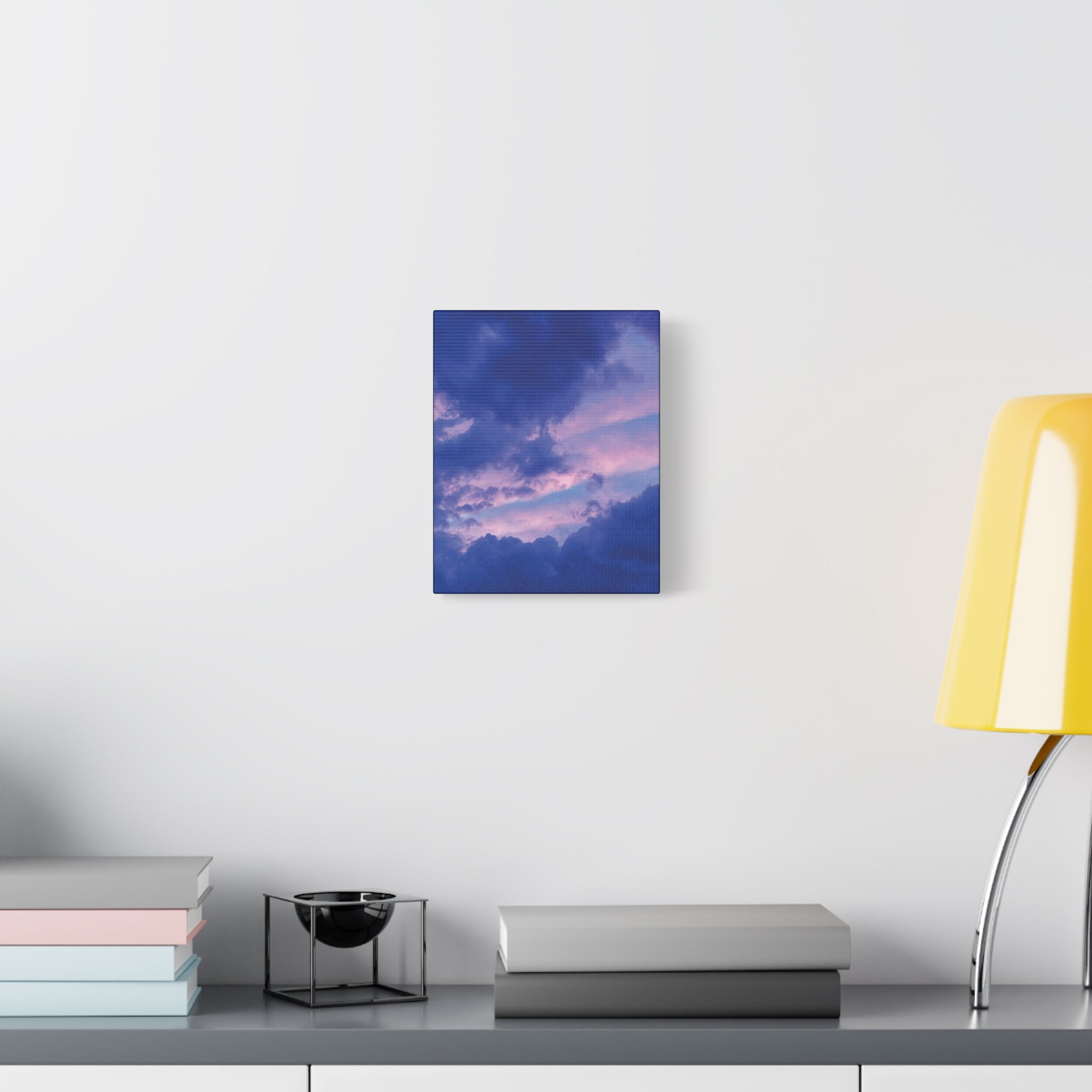 Blue Sunset Matte Canvas Wall Art — Stretched 1.25"