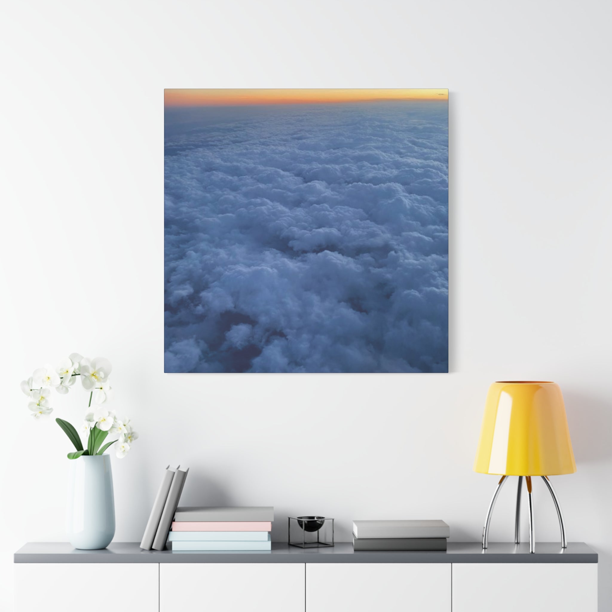 Above the Clouds Sunset Canvas Print