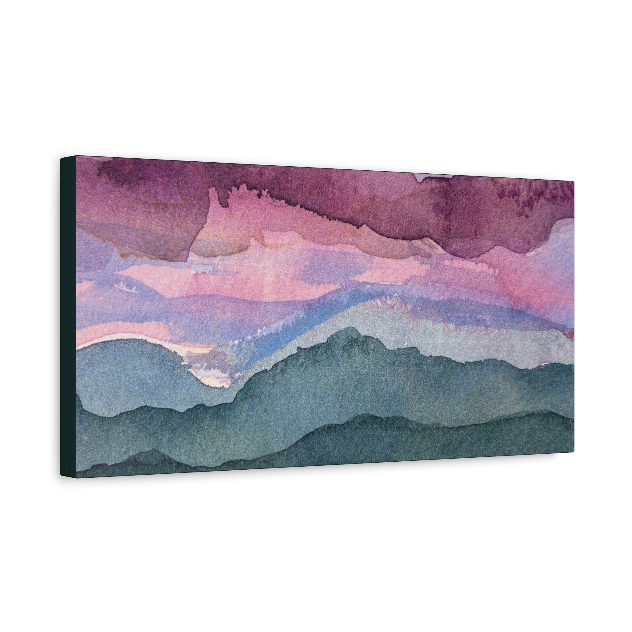 Spring 26 Vivid watercolor on canvas