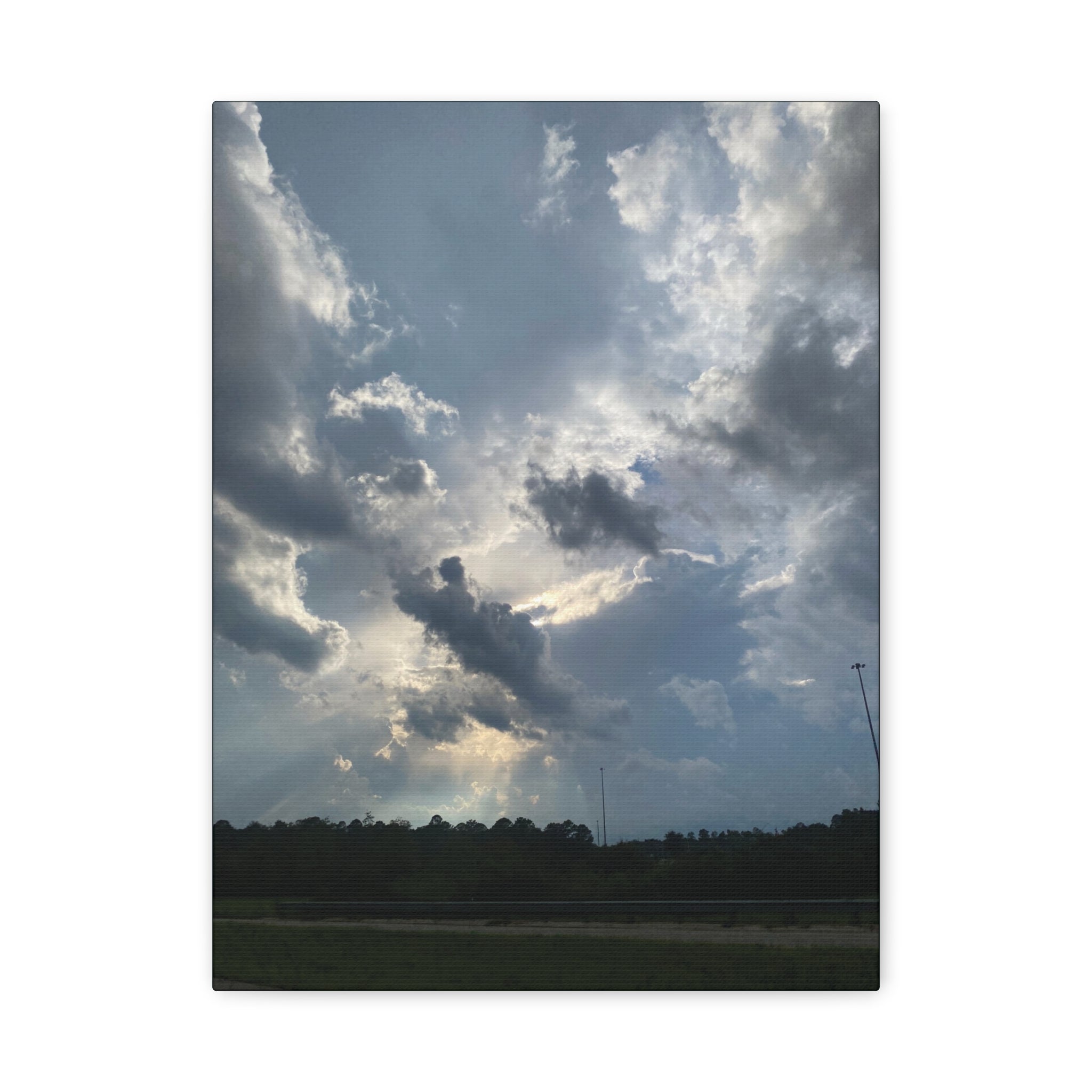 Florida Midday Photo Canvas Print — Matte Stretched Wall Art