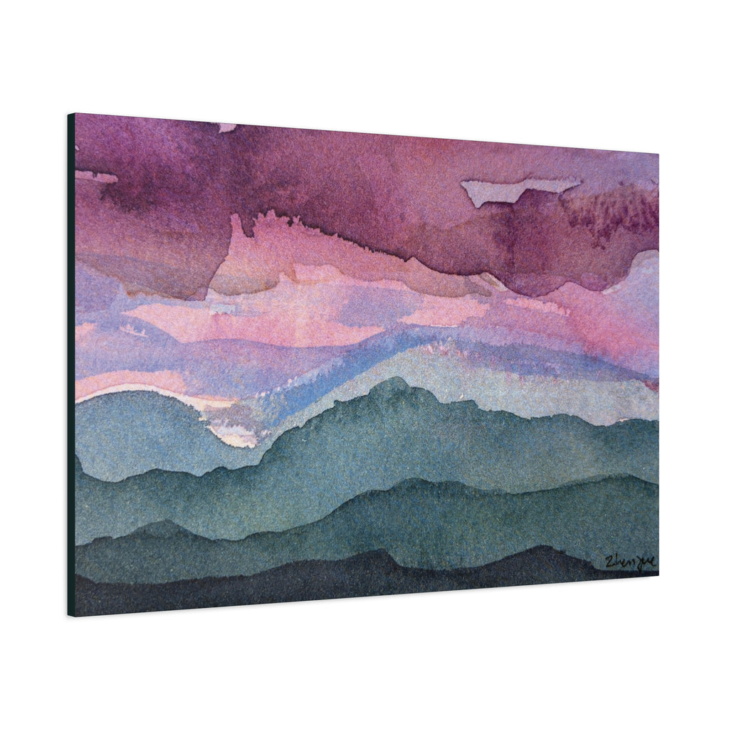 Spring 26 Vivid watercolor on canvas