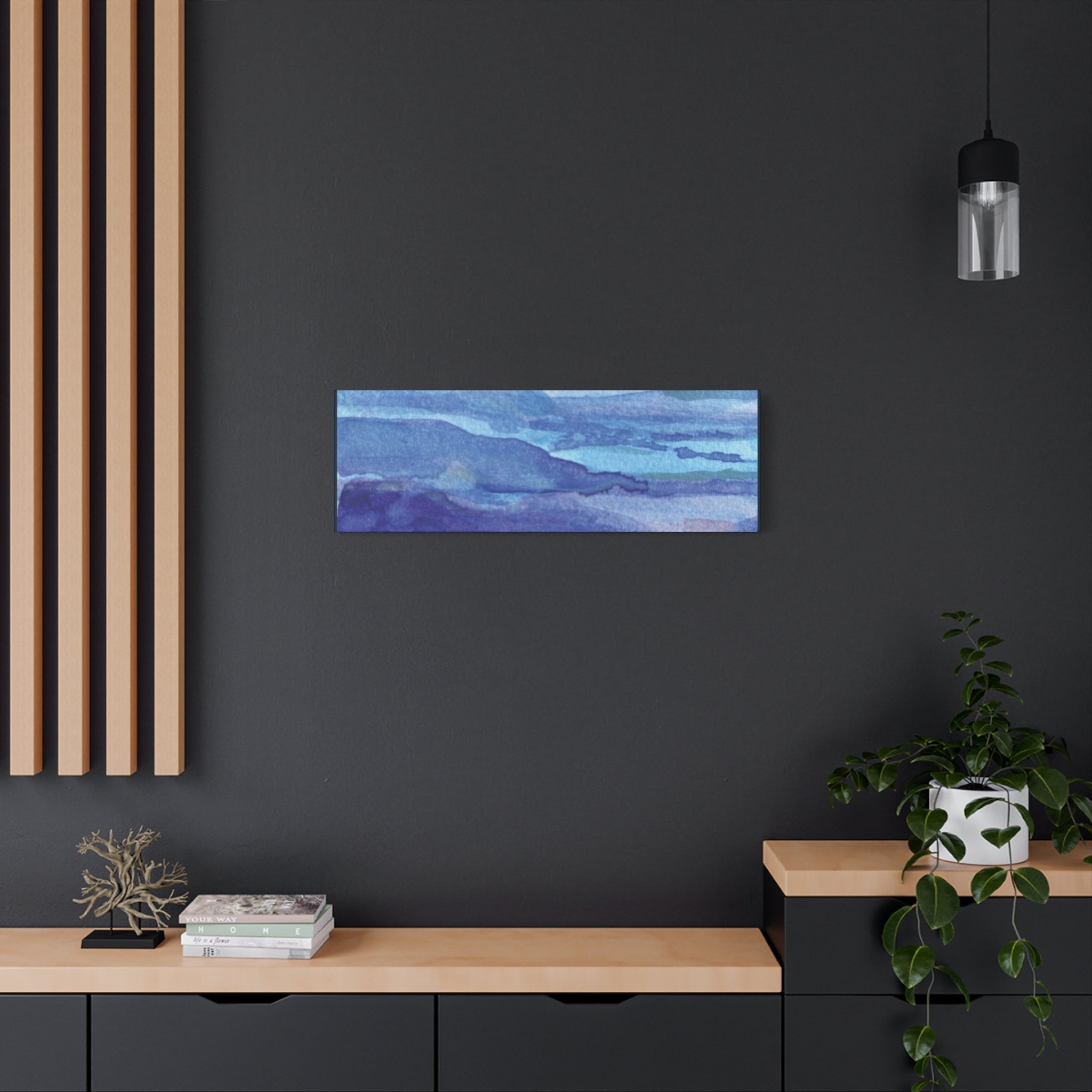 British Columbia Spring 26 mini watercolor Photo Canvas Print — Matte Stretched 1.25" (March 25)