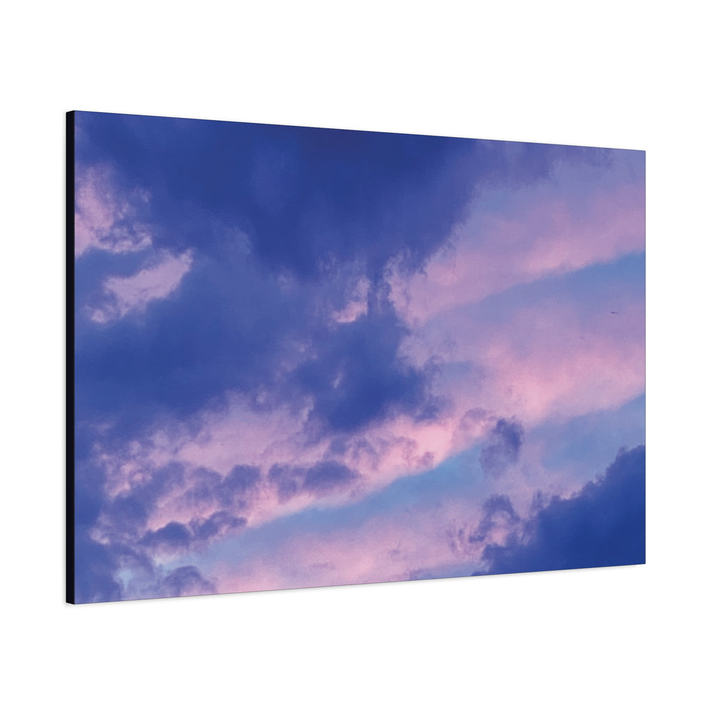 Blue Sunset Matte Canvas Wall Art — Stretched 1.25"