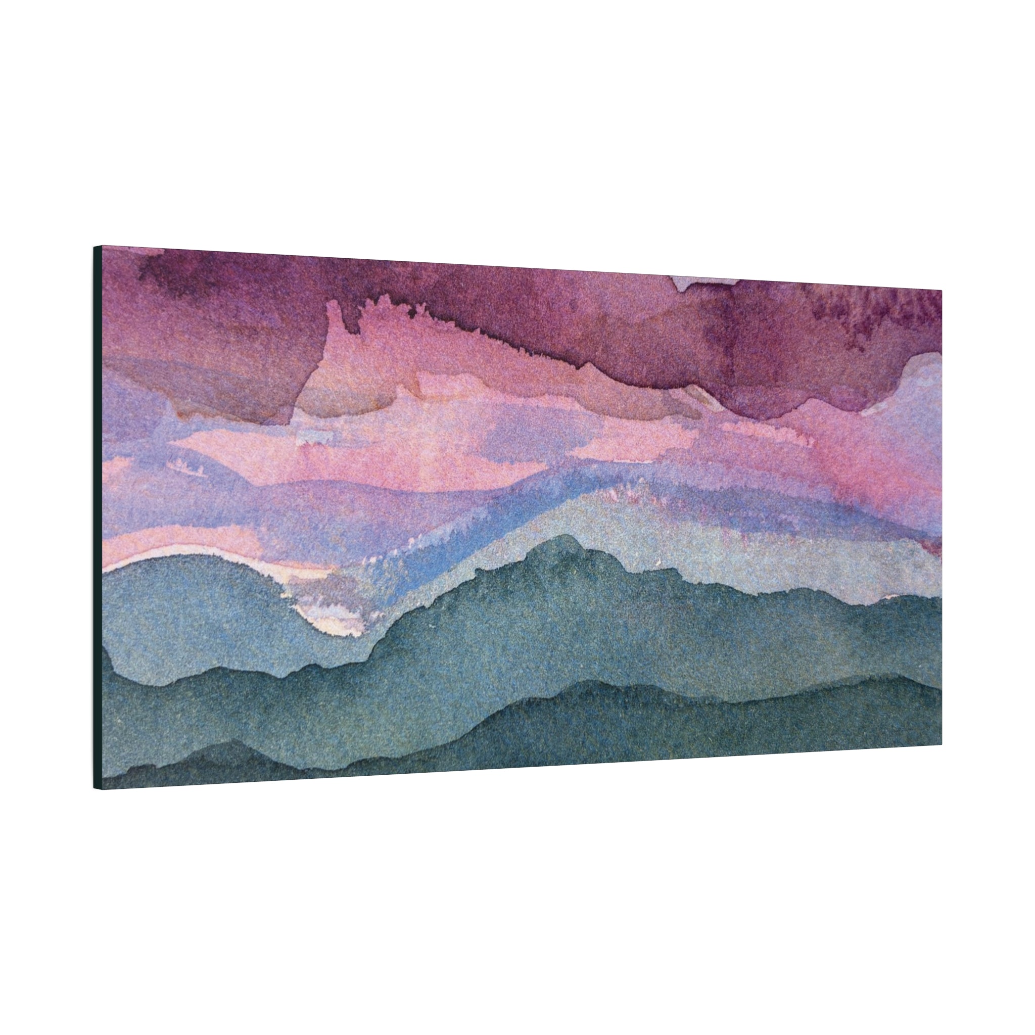 Spring 26 Vivid watercolor on canvas
