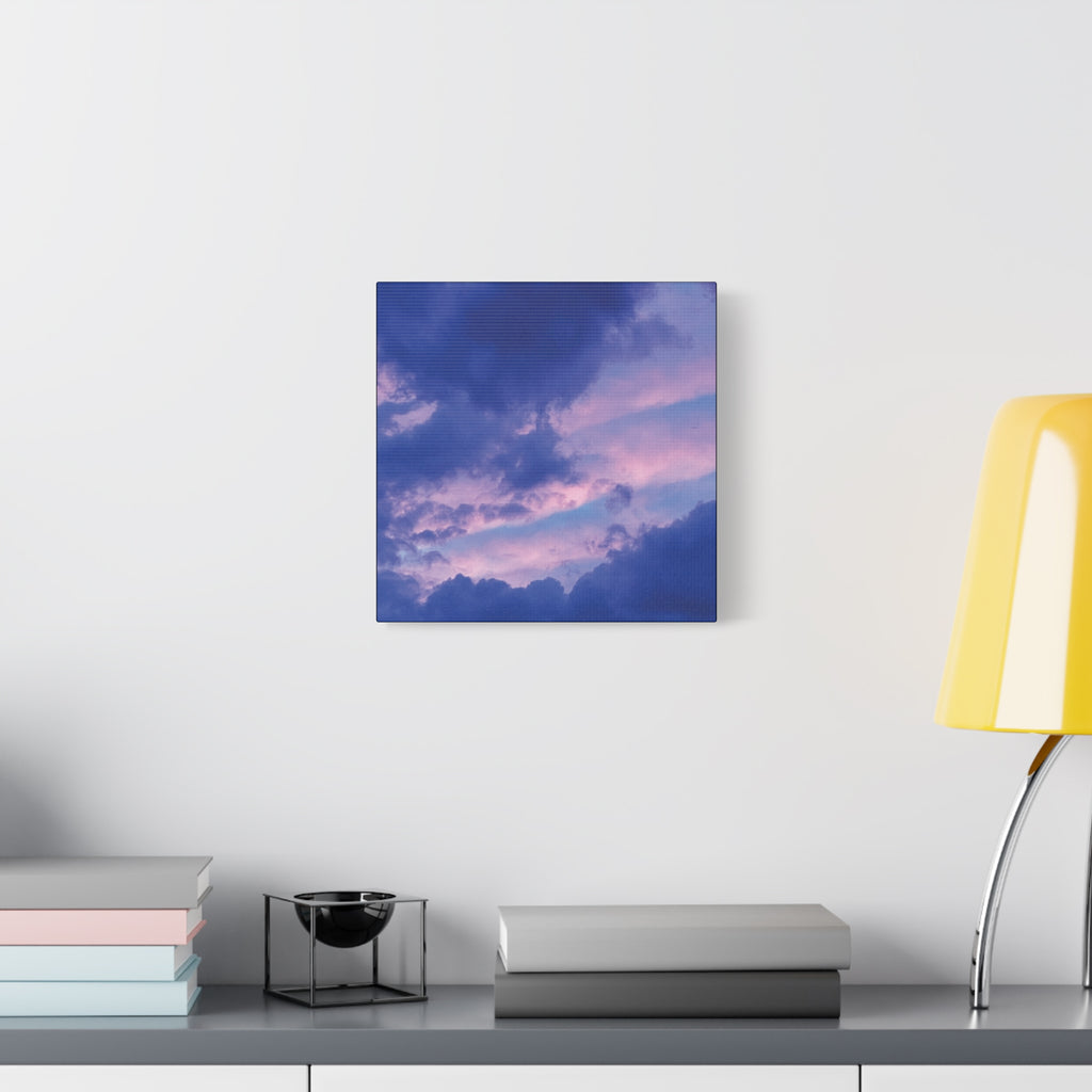 Blue Sunset Matte Canvas Wall Art — Stretched 1.25"