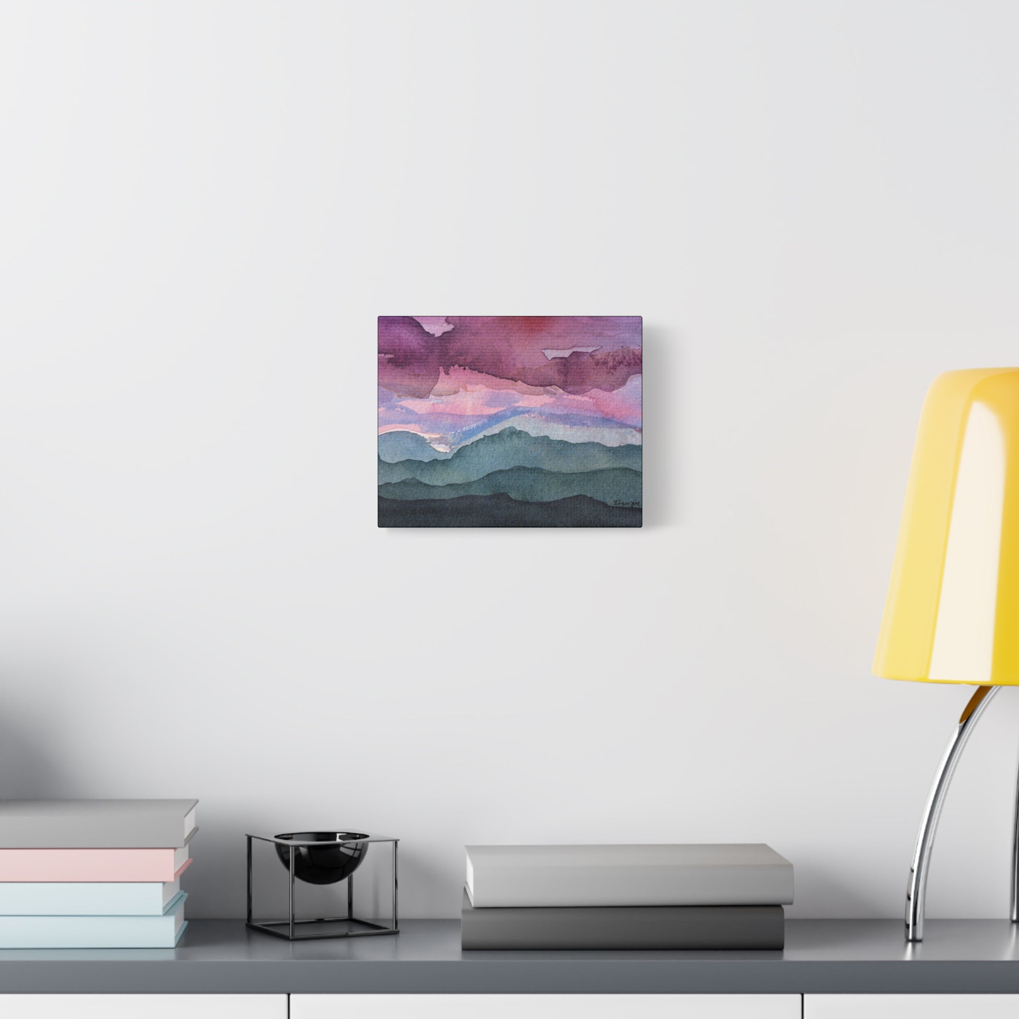 Spring 26 Vivid watercolor on canvas