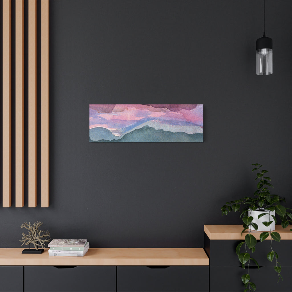 Spring 26 Vivid watercolor on canvas