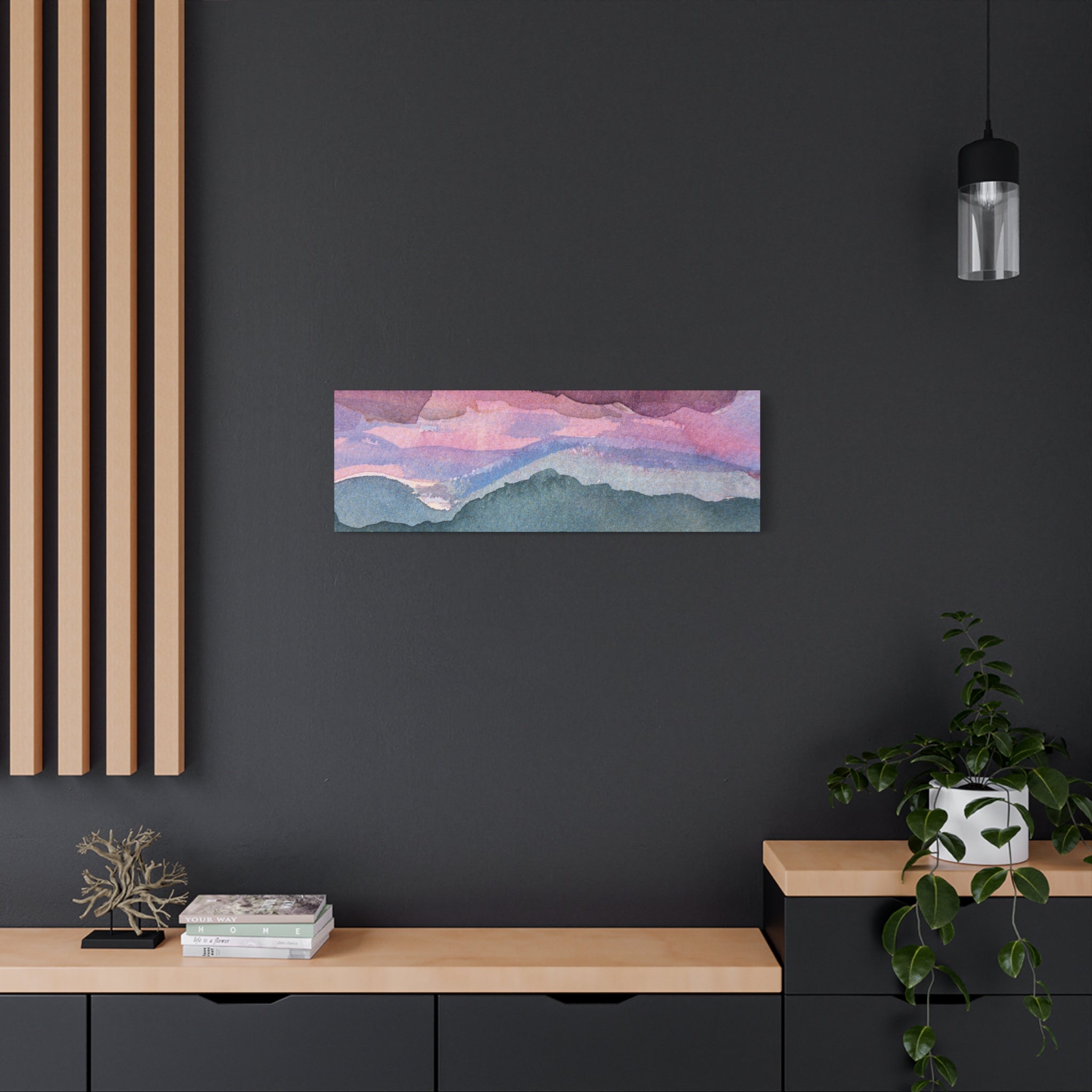 Spring 26 Vivid watercolor on canvas