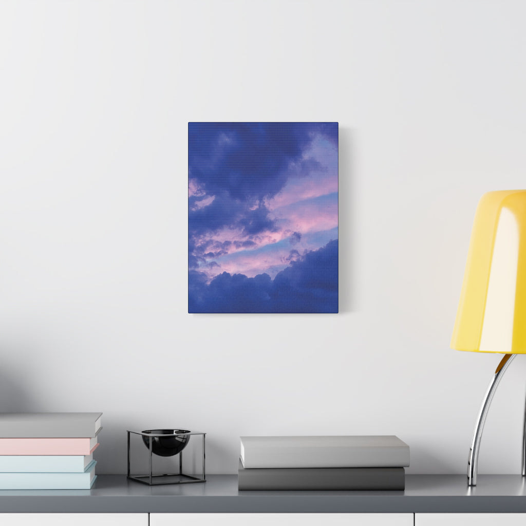Blue Sunset Matte Canvas Wall Art — Stretched 1.25"