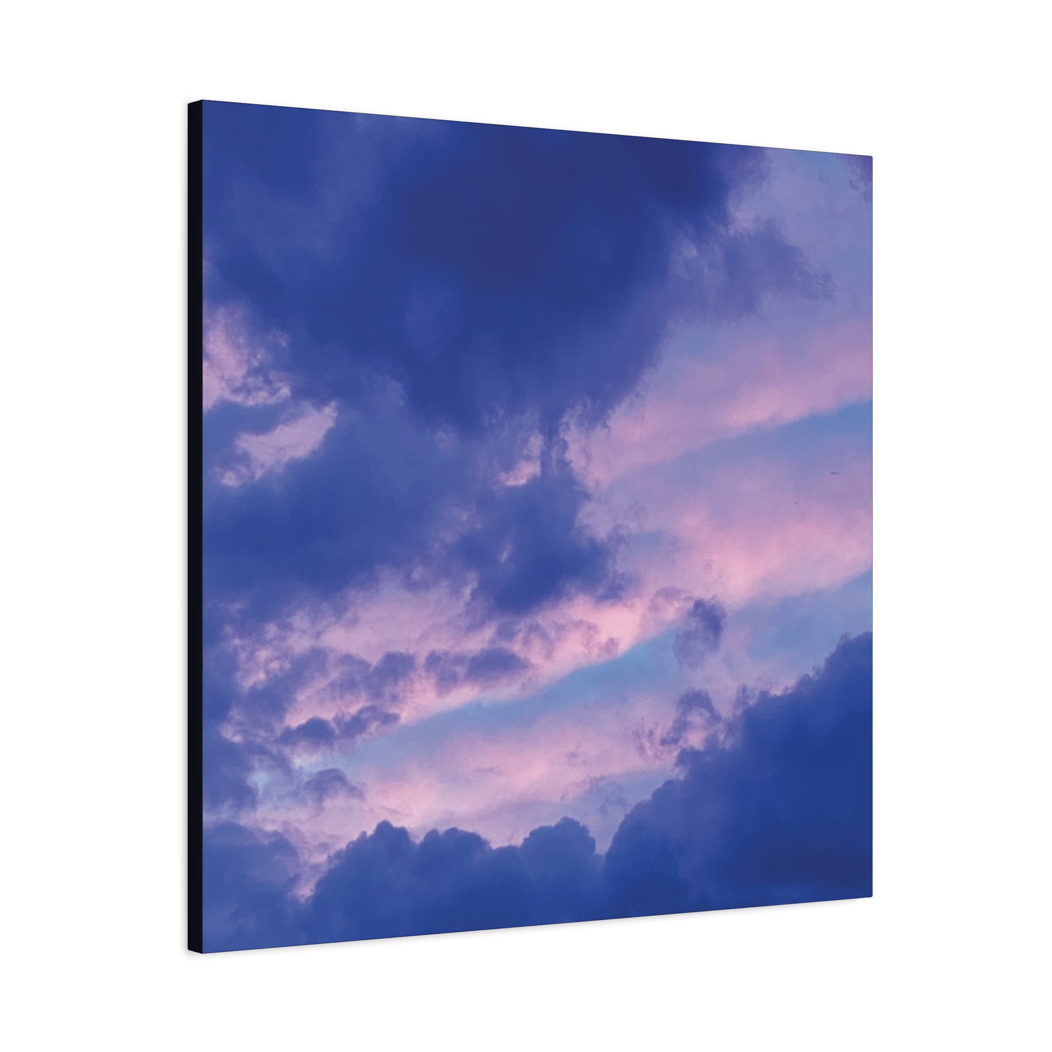Blue Sunset Matte Canvas Wall Art — Stretched 1.25"