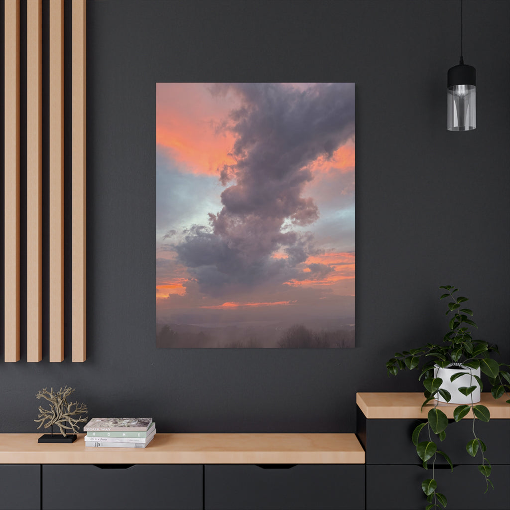 New Hampshire Spring Morning Photo on Canvas Print