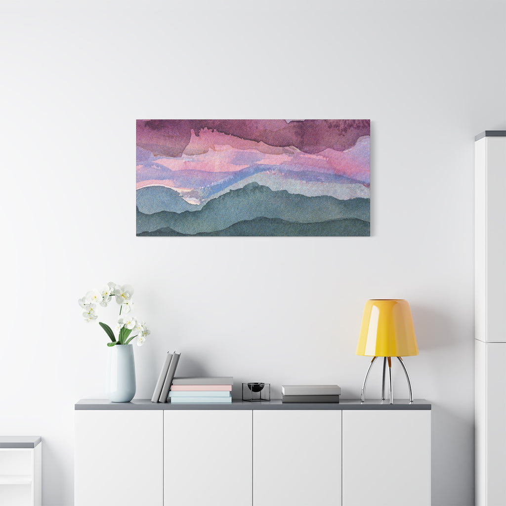 Spring 26 Vivid watercolor on canvas