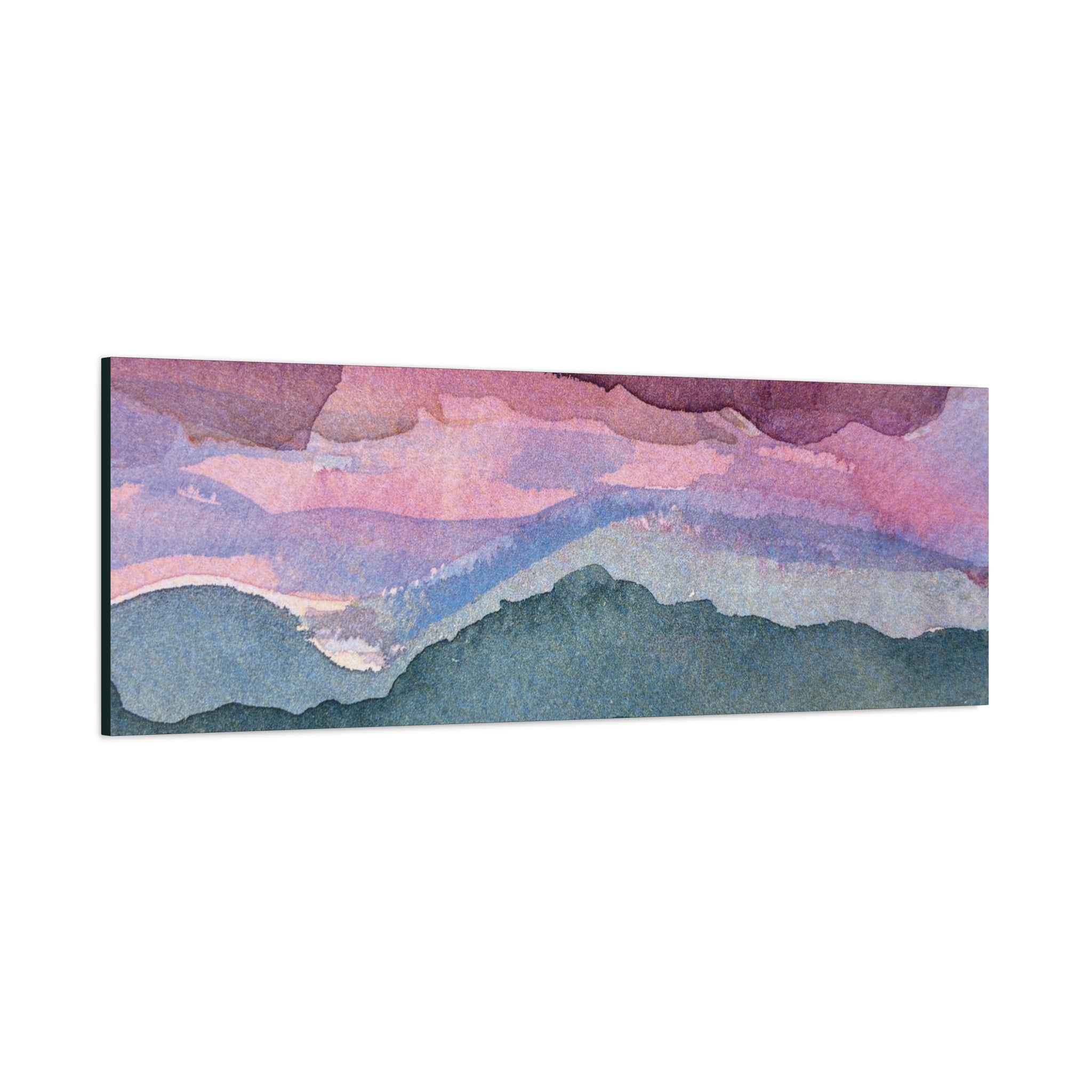 Spring 26 Vivid watercolor on canvas