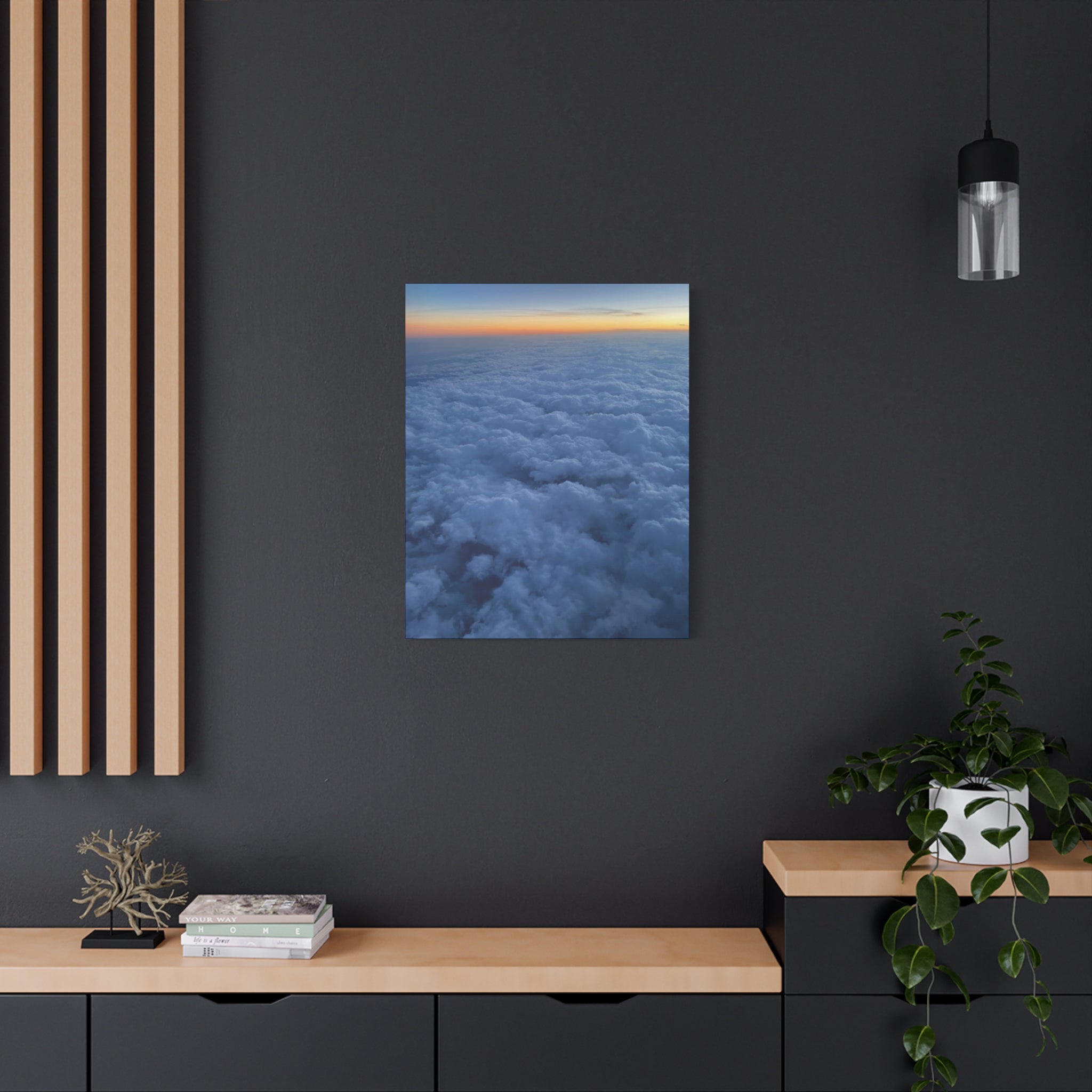 Above the Clouds Sunset Canvas Print