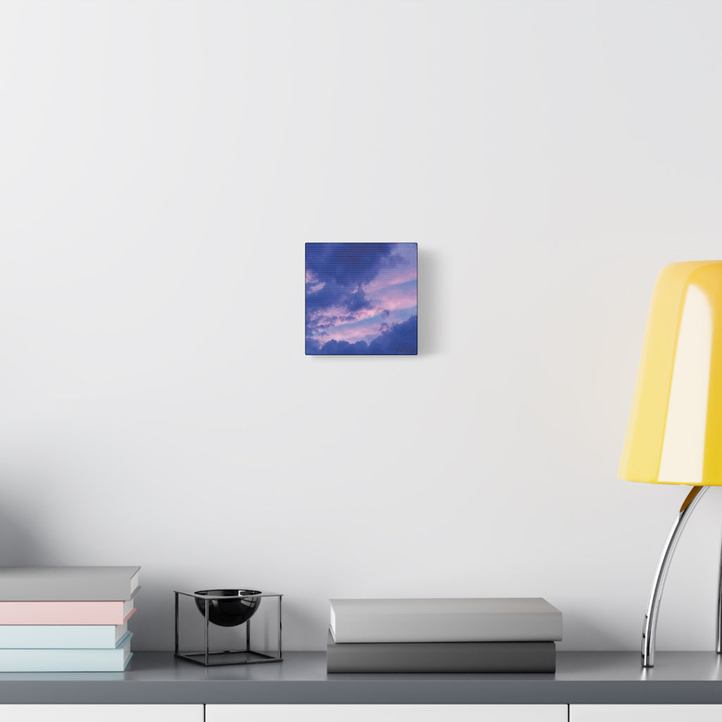 Blue Sunset Matte Canvas Wall Art — Stretched 1.25"