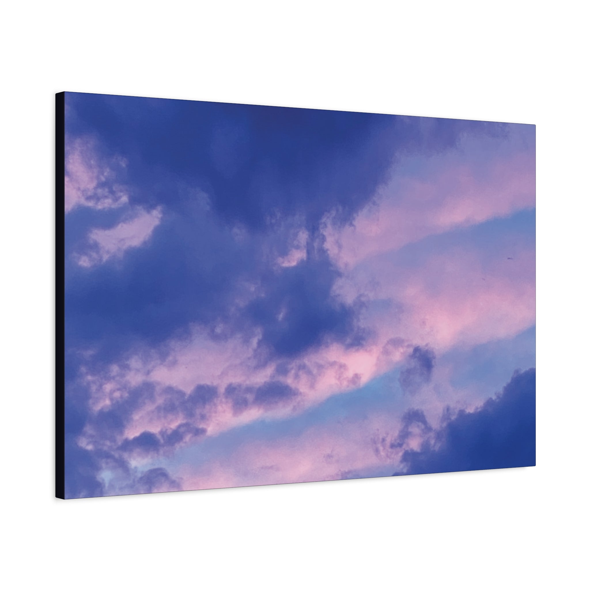Blue Sunset Matte Canvas Wall Art — Stretched 1.25"