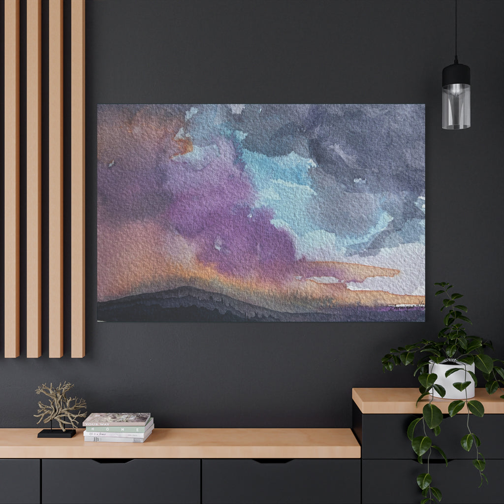 NH Spring blend watercolor on canvas