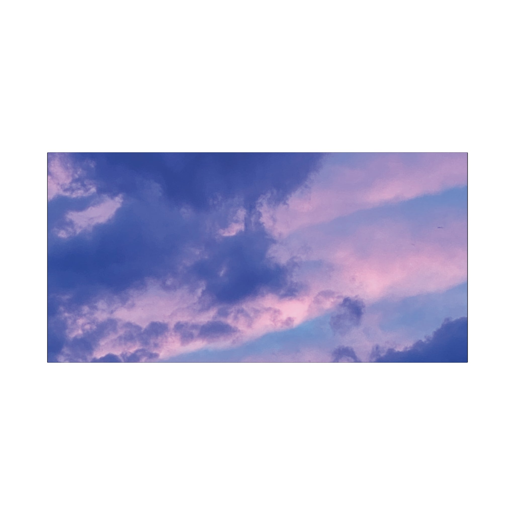 Blue Sunset Matte Canvas Wall Art — Stretched 1.25"