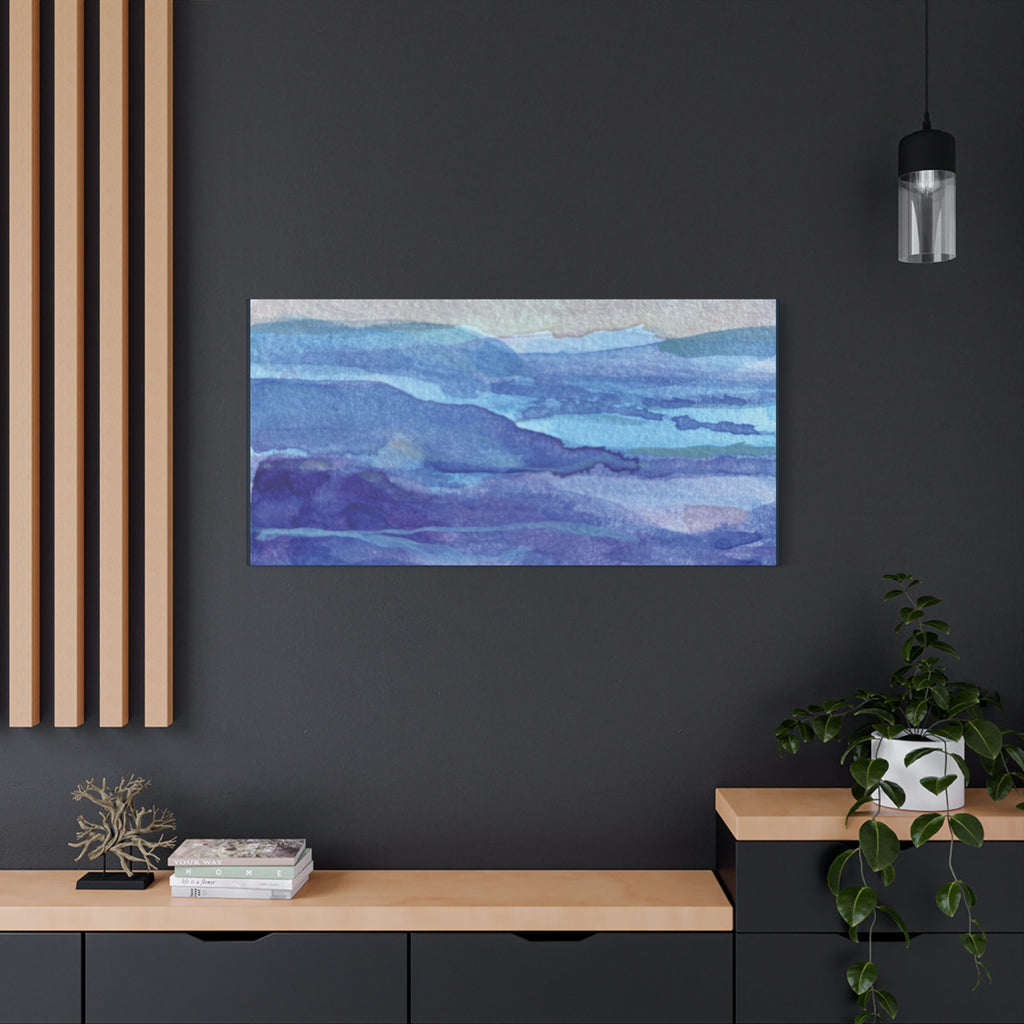 British Columbia Spring 26 mini watercolor Photo Canvas Print — Matte Stretched 1.25" (March 25)