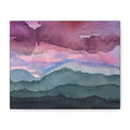 Spring 26 Vivid watercolor on canvas