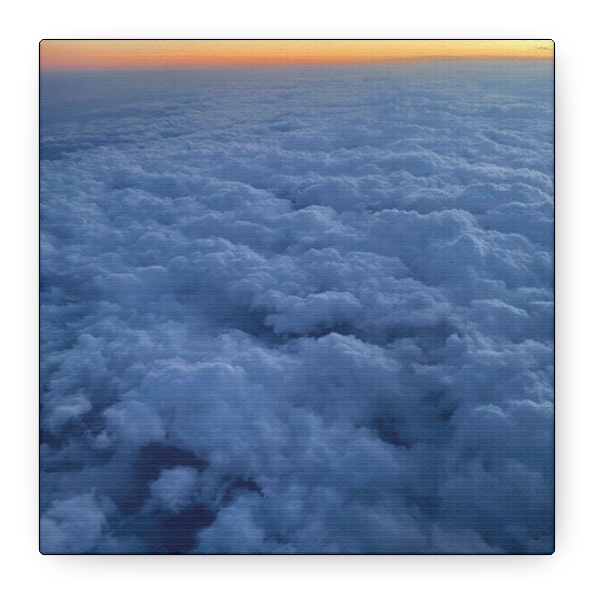 Above the Clouds Sunset Canvas Print