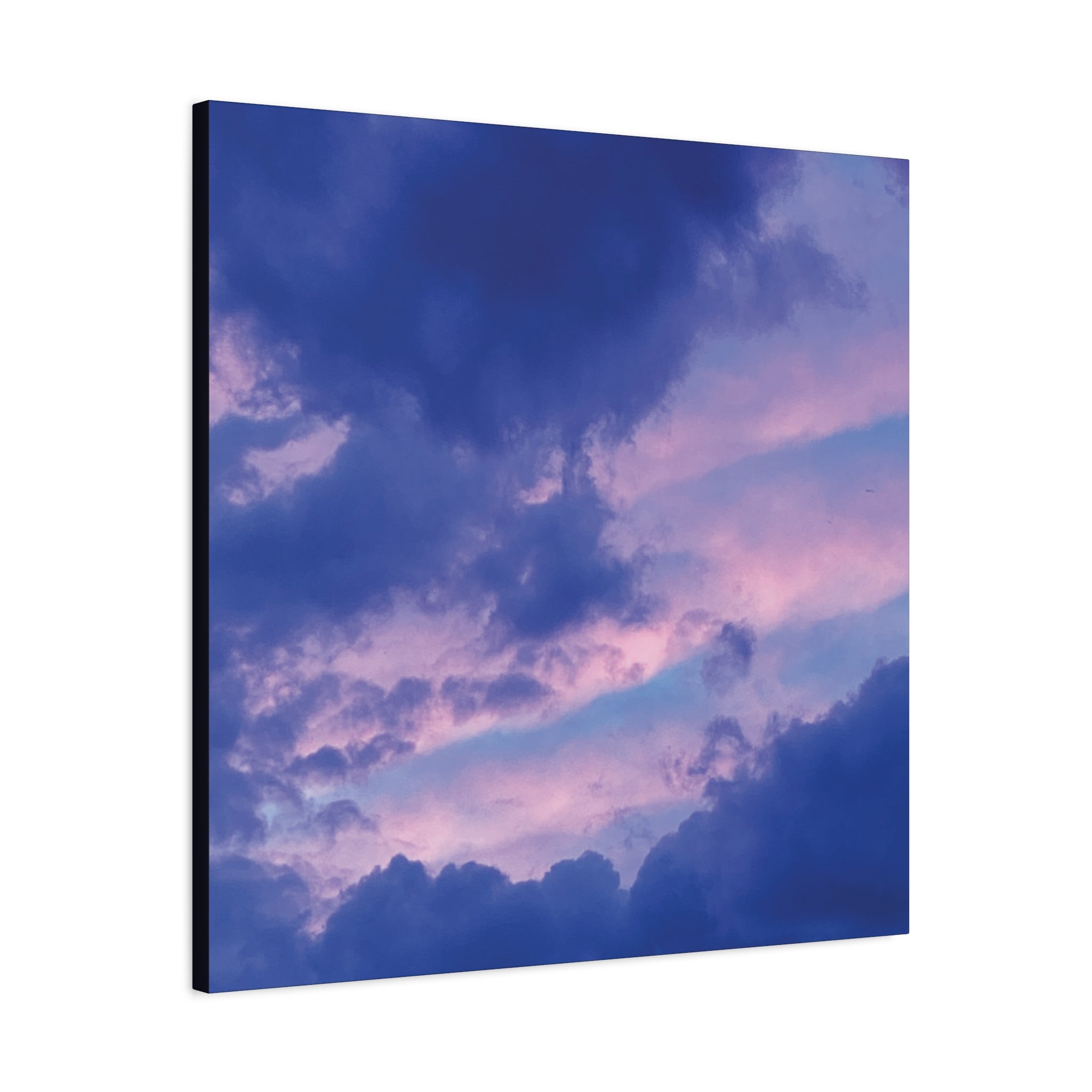 Blue Sunset Matte Canvas Wall Art — Stretched 1.25"