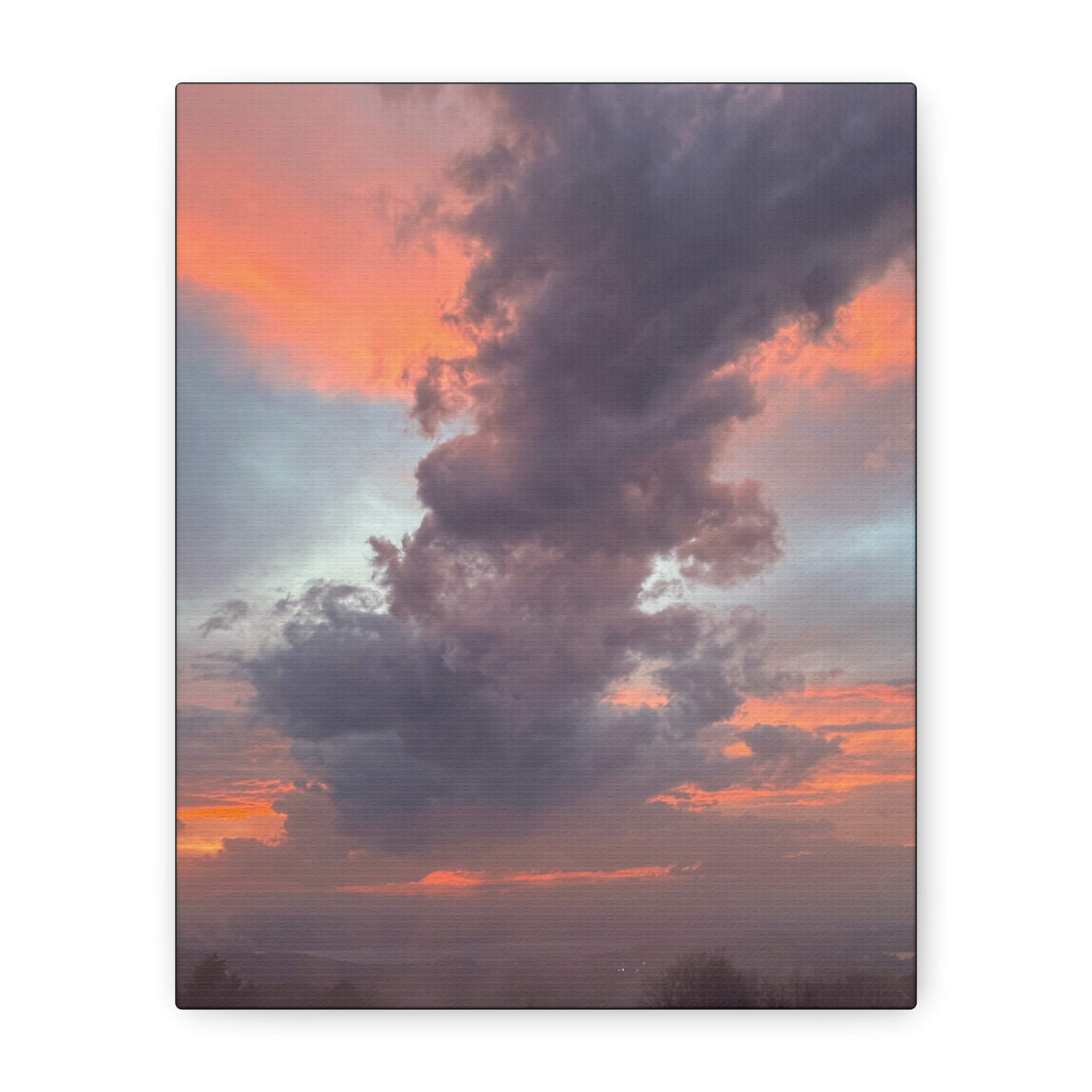 New Hampshire Spring Morning Photo on Canvas Print