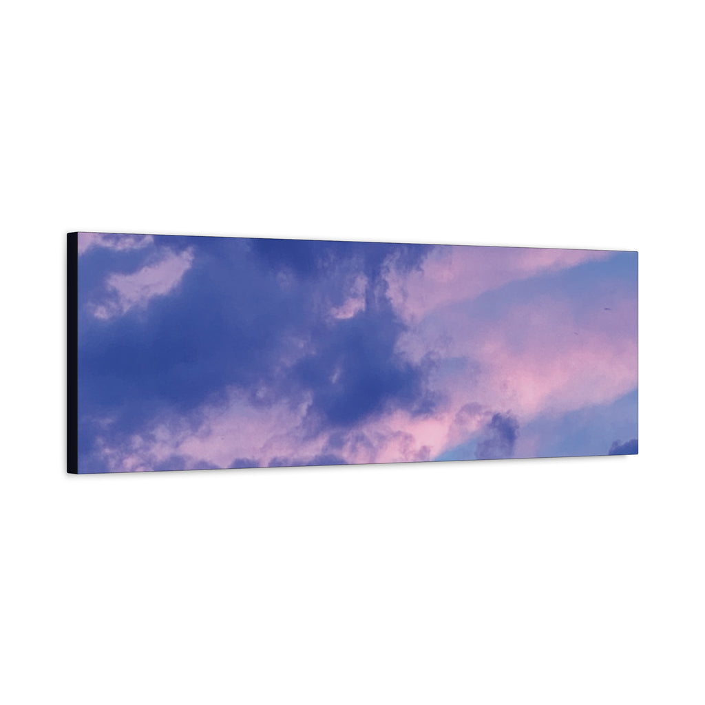 Blue Sunset Matte Canvas Wall Art — Stretched 1.25"