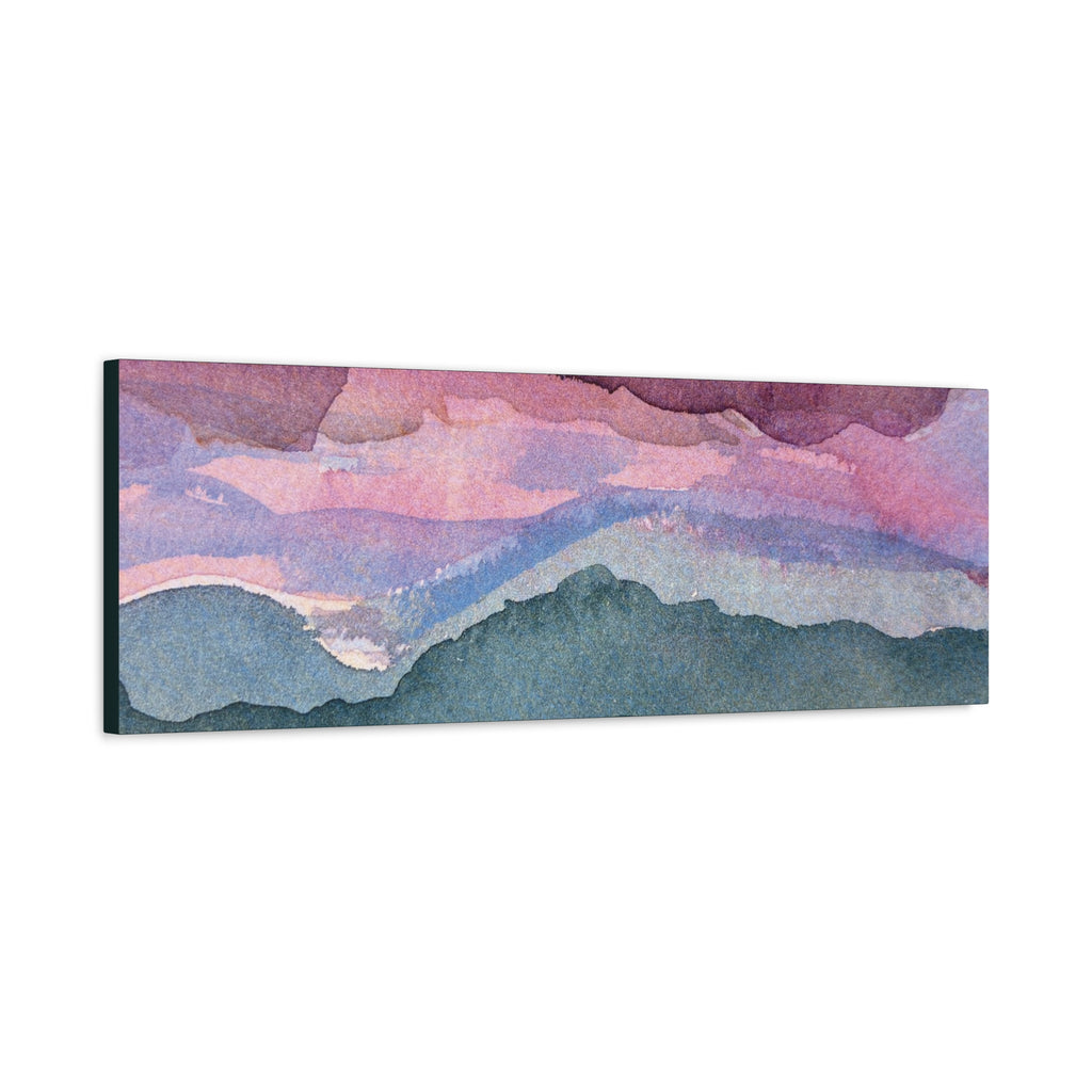 Spring 26 Vivid watercolor on canvas