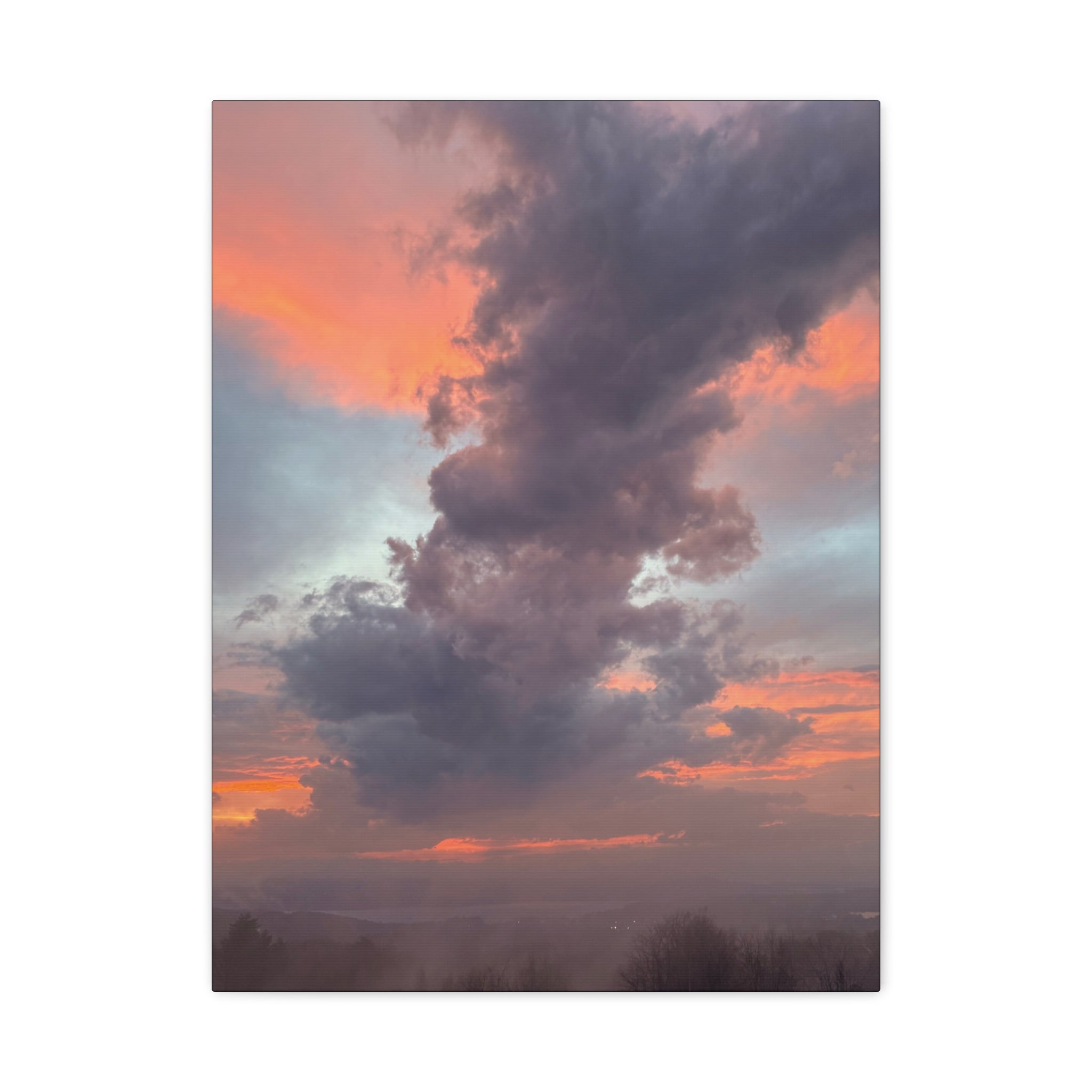 New Hampshire Spring Morning Photo on Canvas Print