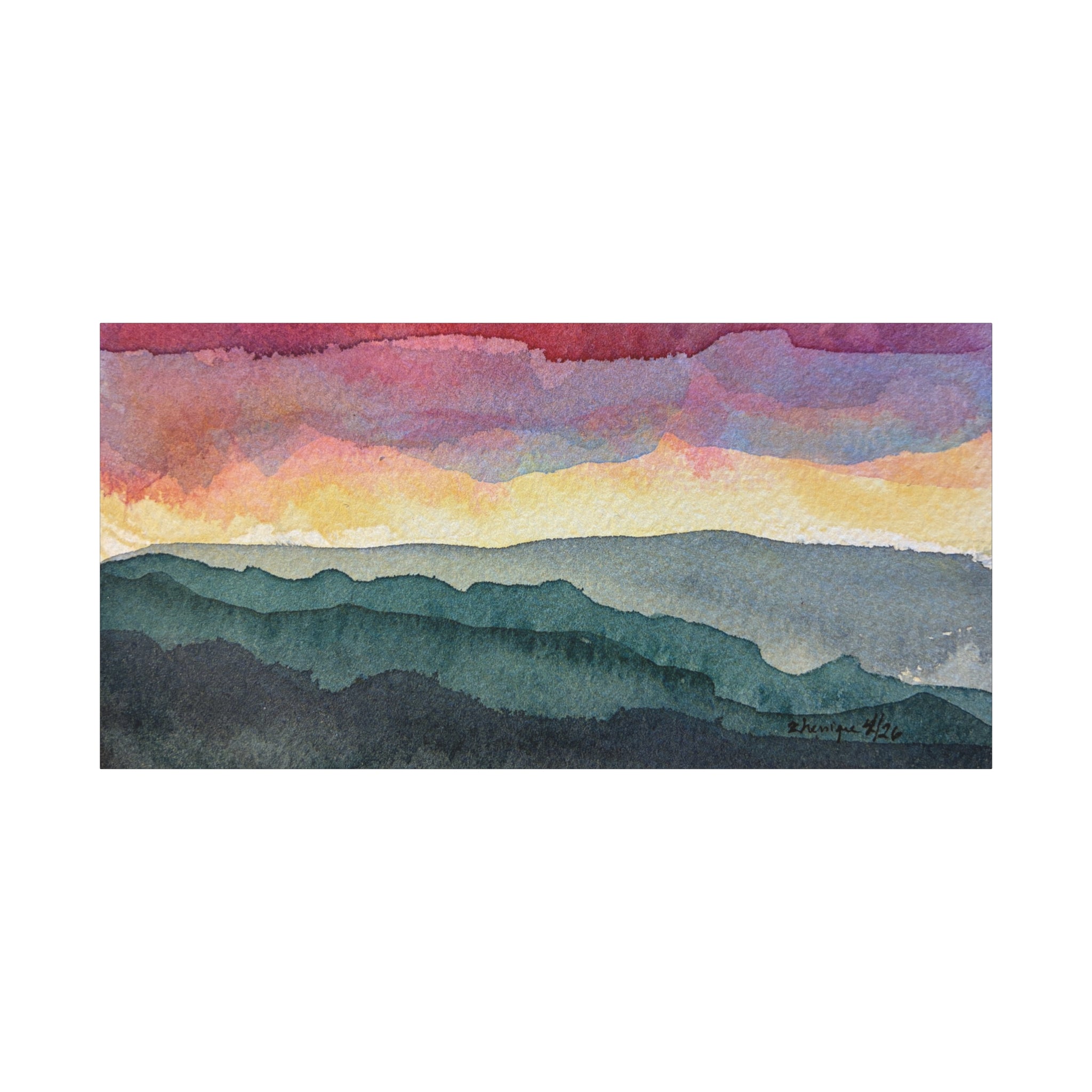 Spring 2026 Vivid b Watercolor Canvas