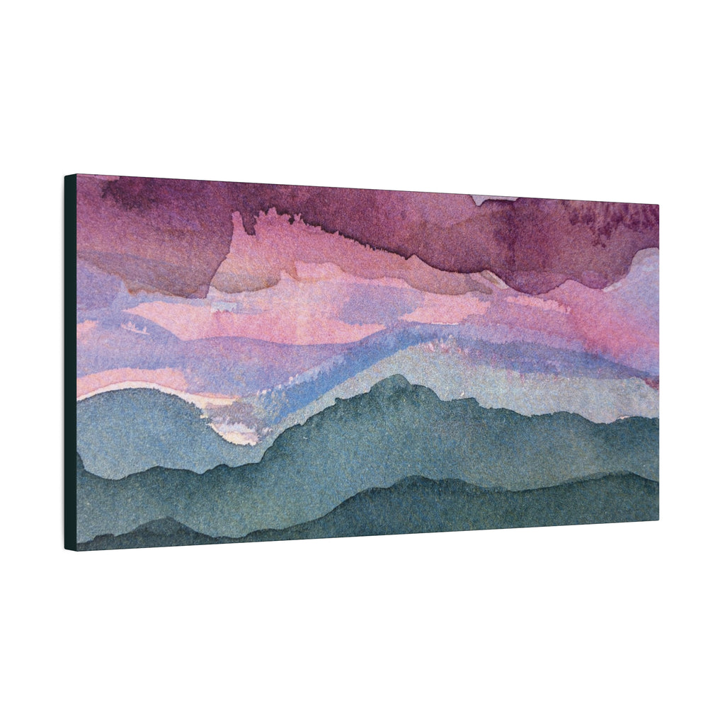 Spring 26 Vivid watercolor on canvas