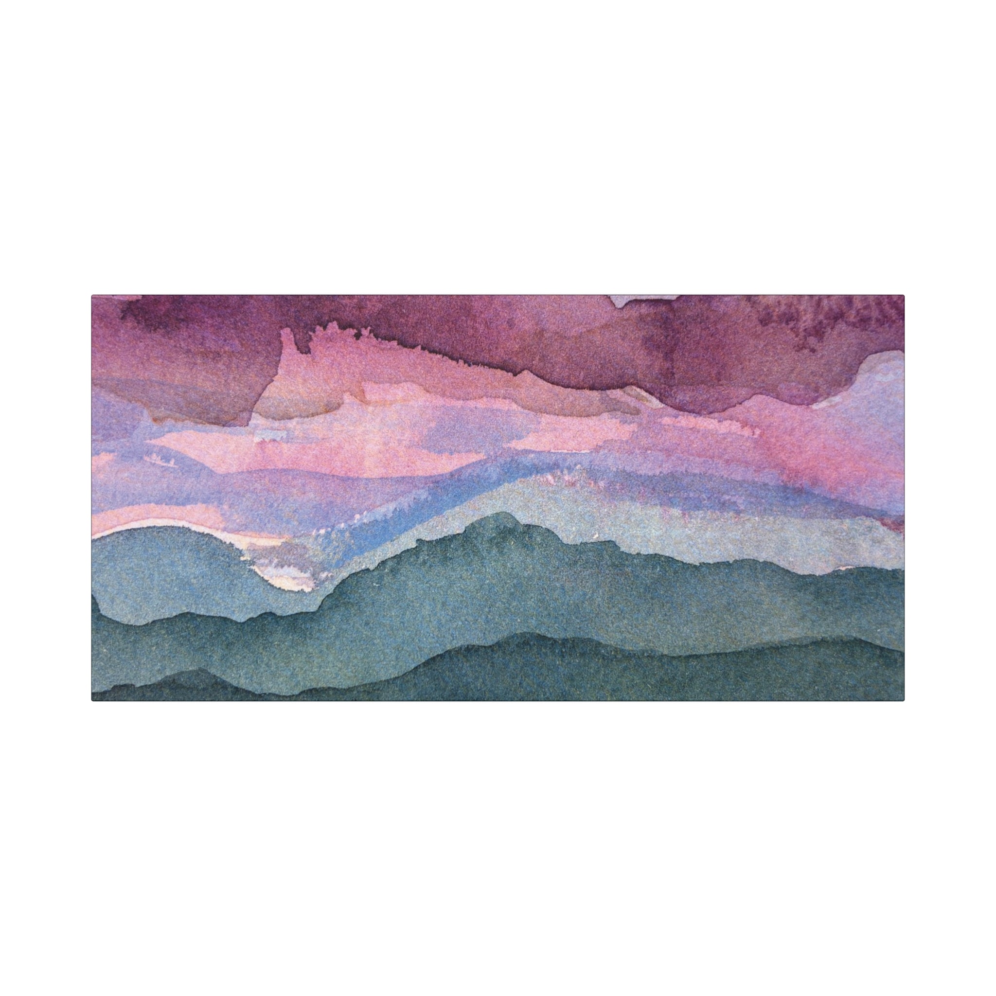 Spring 26 Vivid watercolor on canvas