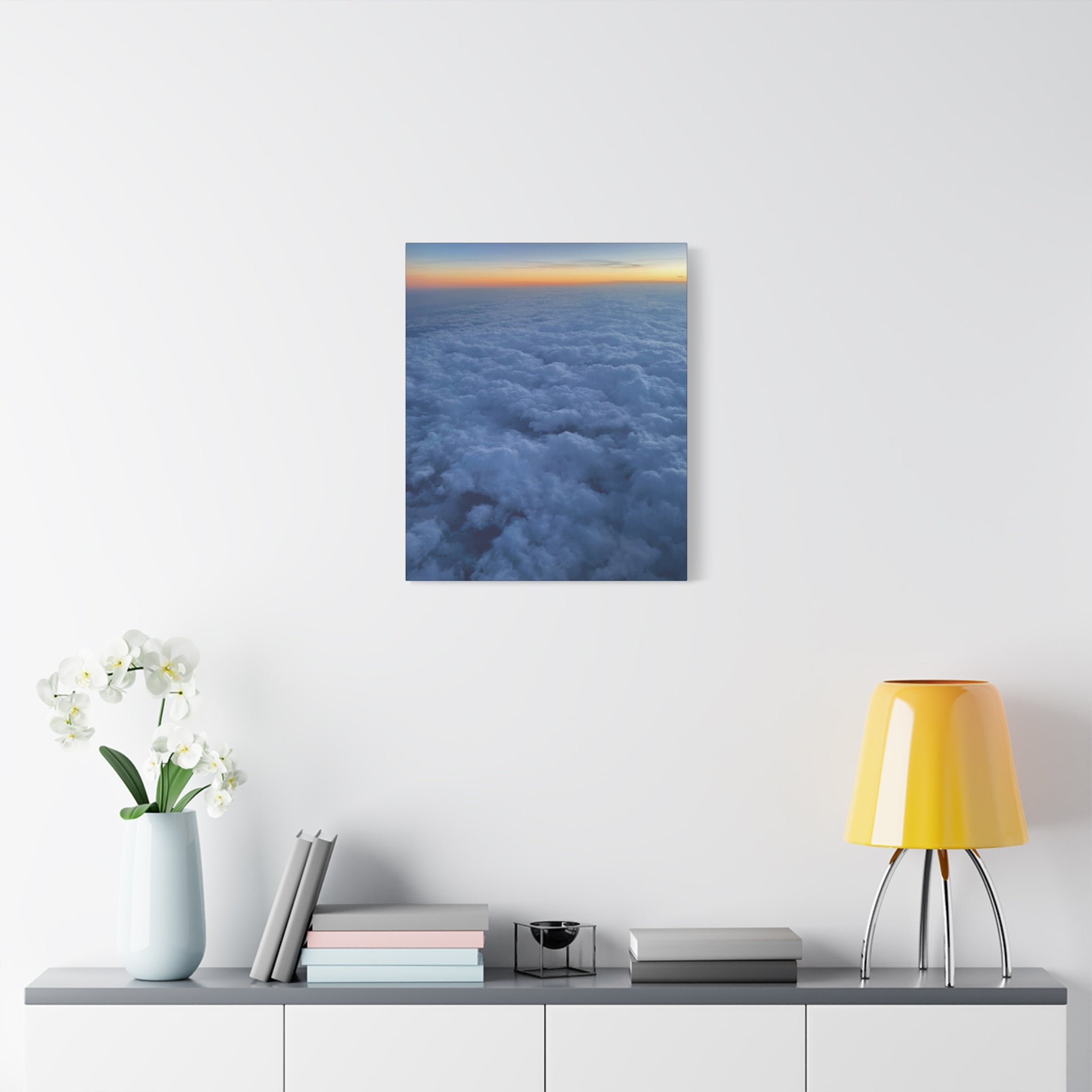 Above the Clouds Sunset Canvas Print