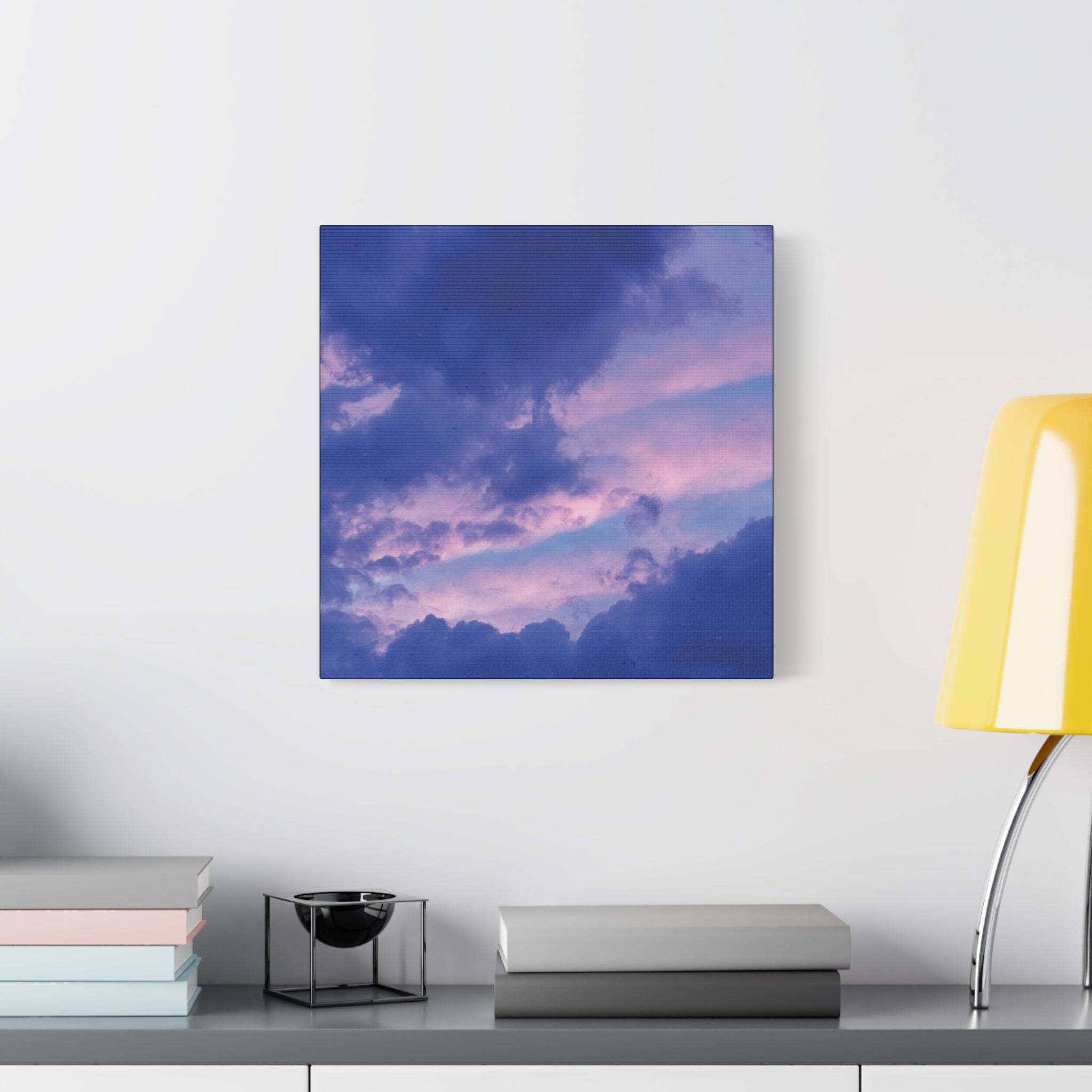 Blue Sunset Matte Canvas Wall Art — Stretched 1.25"