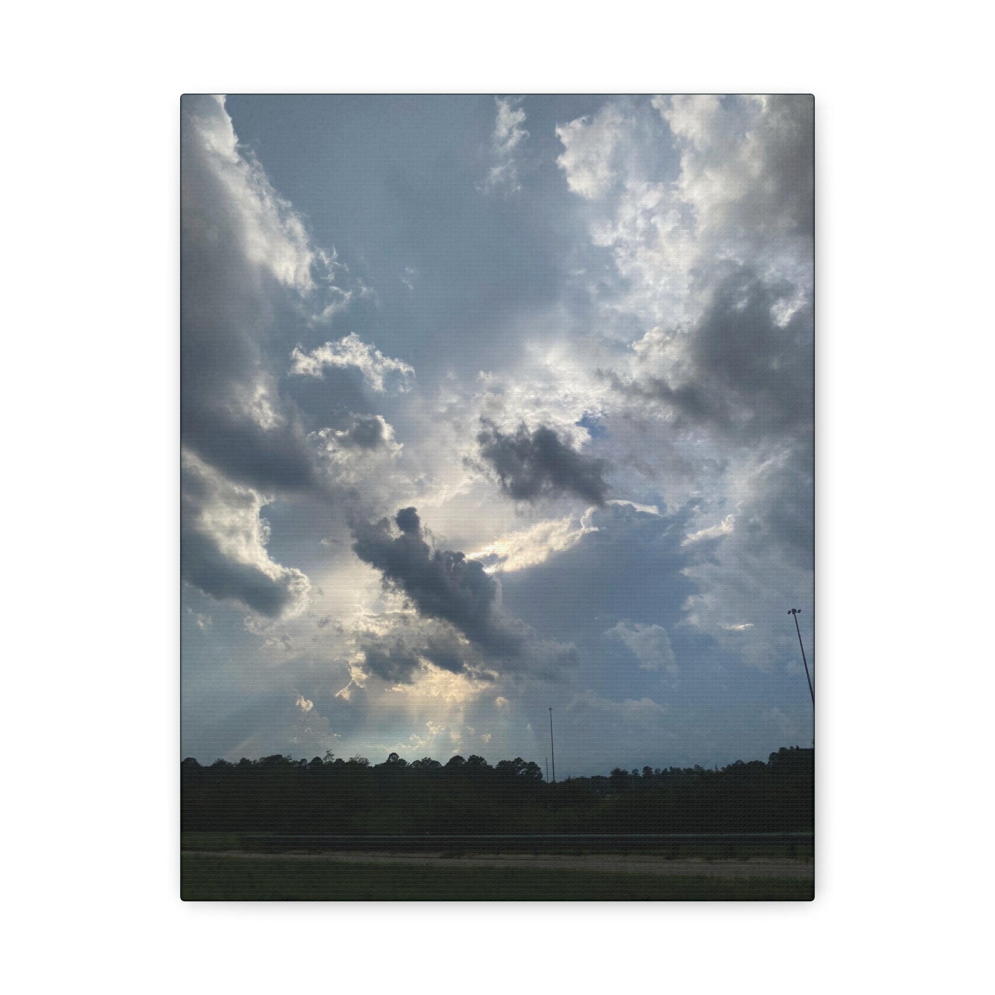 Florida Midday Photo Canvas Print — Matte Stretched Wall Art