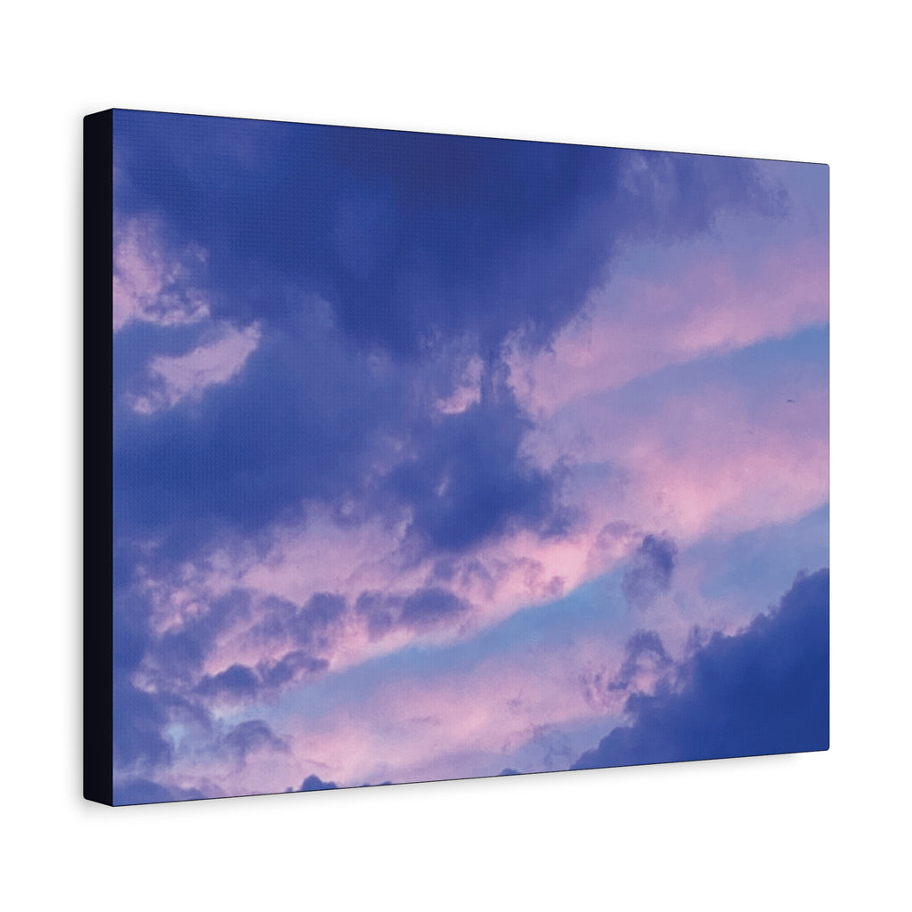 Blue Sunset Matte Canvas Wall Art — Stretched 1.25"