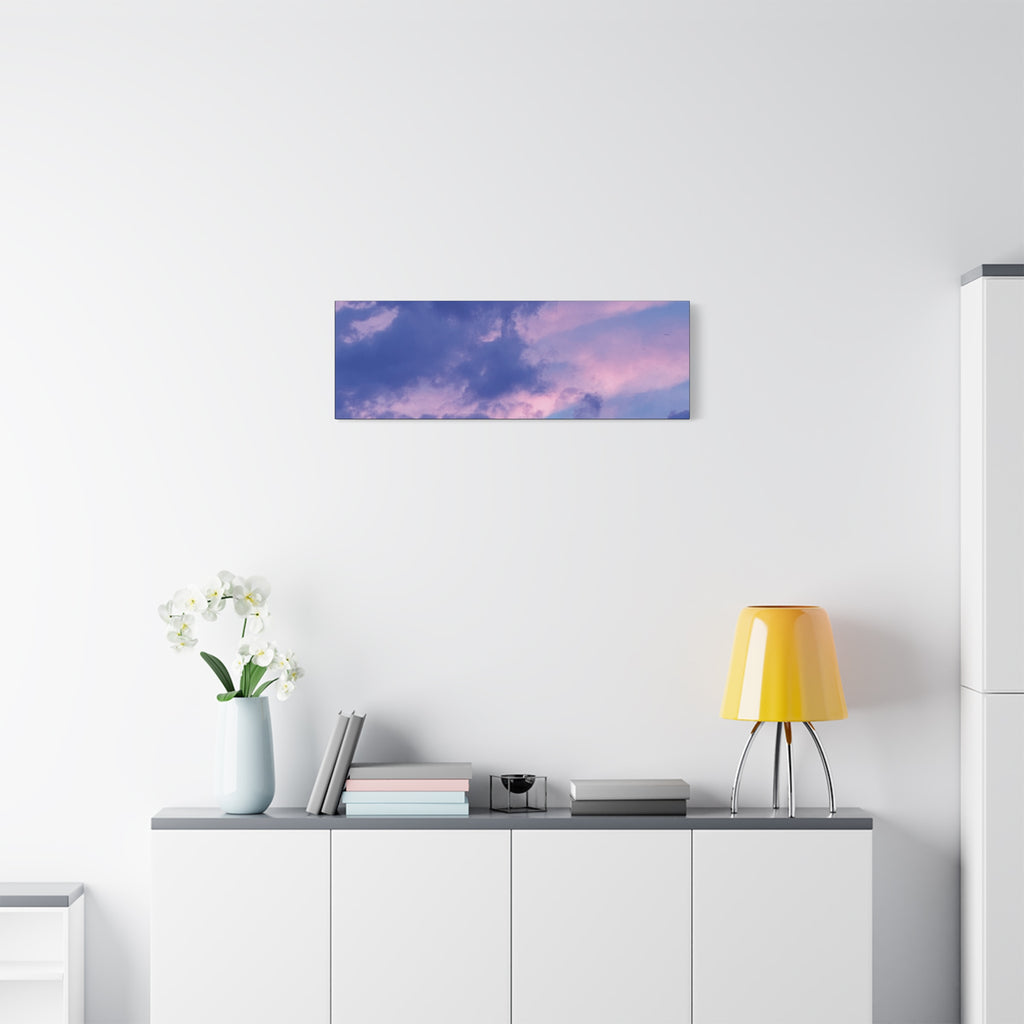 Blue Sunset Matte Canvas Wall Art — Stretched 1.25"