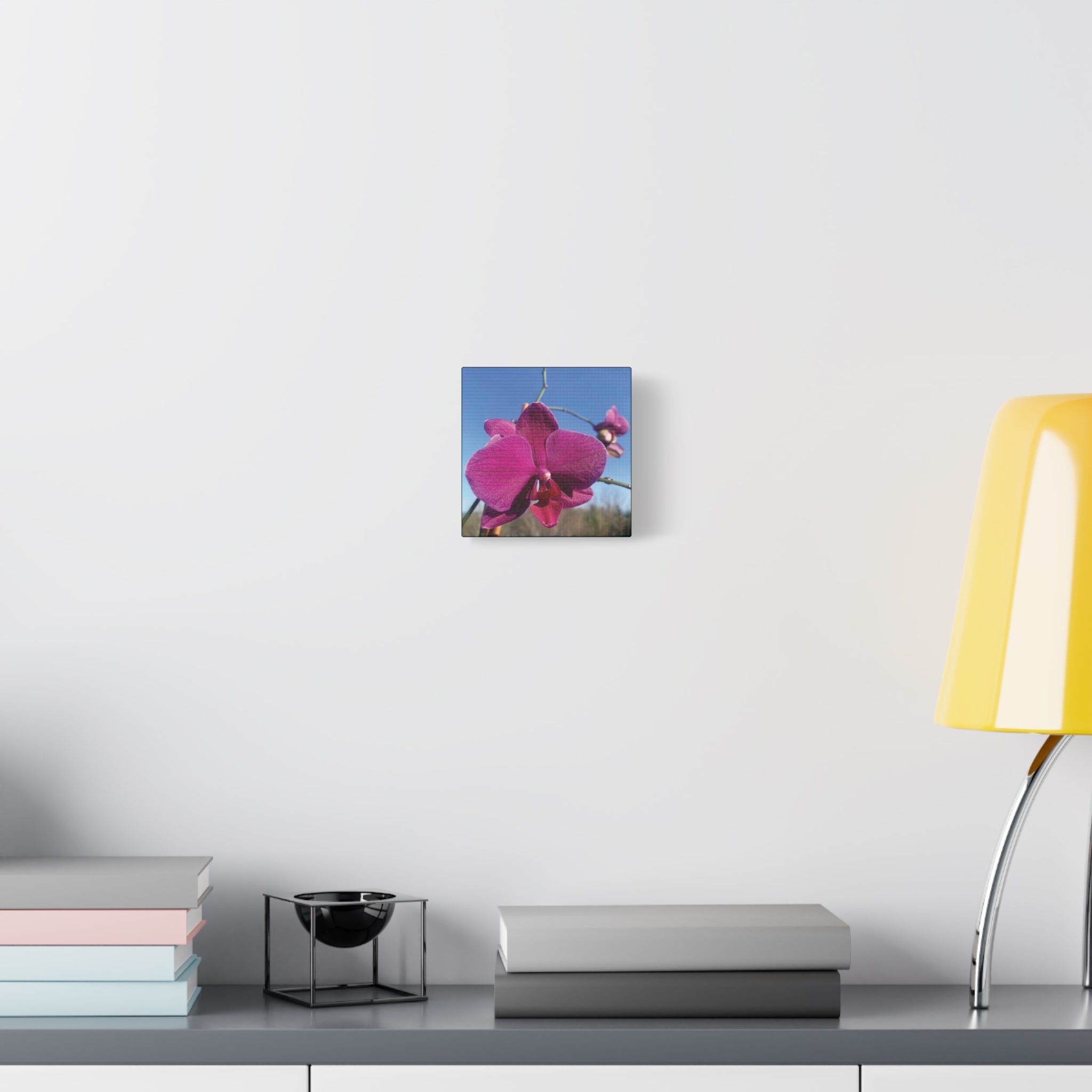 Fuchsia Orchid a Spring Photo Canvas Print — Matte Stretched 1.25"