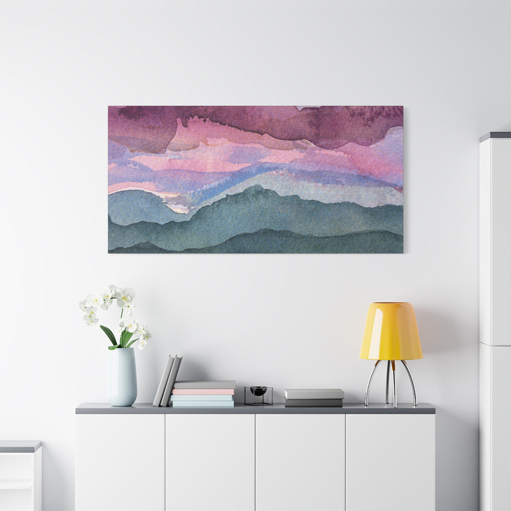 Spring 26 Vivid watercolor on canvas