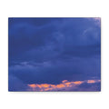 Blue Sunset c Matte Canvas Wall Art — Stretched 1.25"