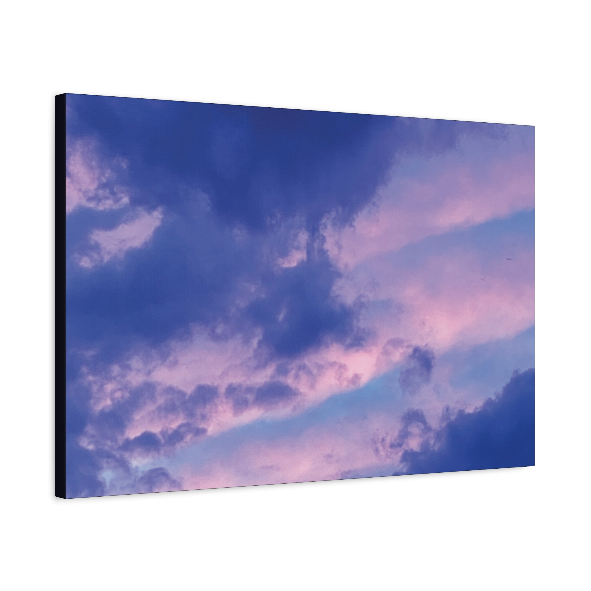 Blue Sunset Matte Canvas Wall Art — Stretched 1.25"