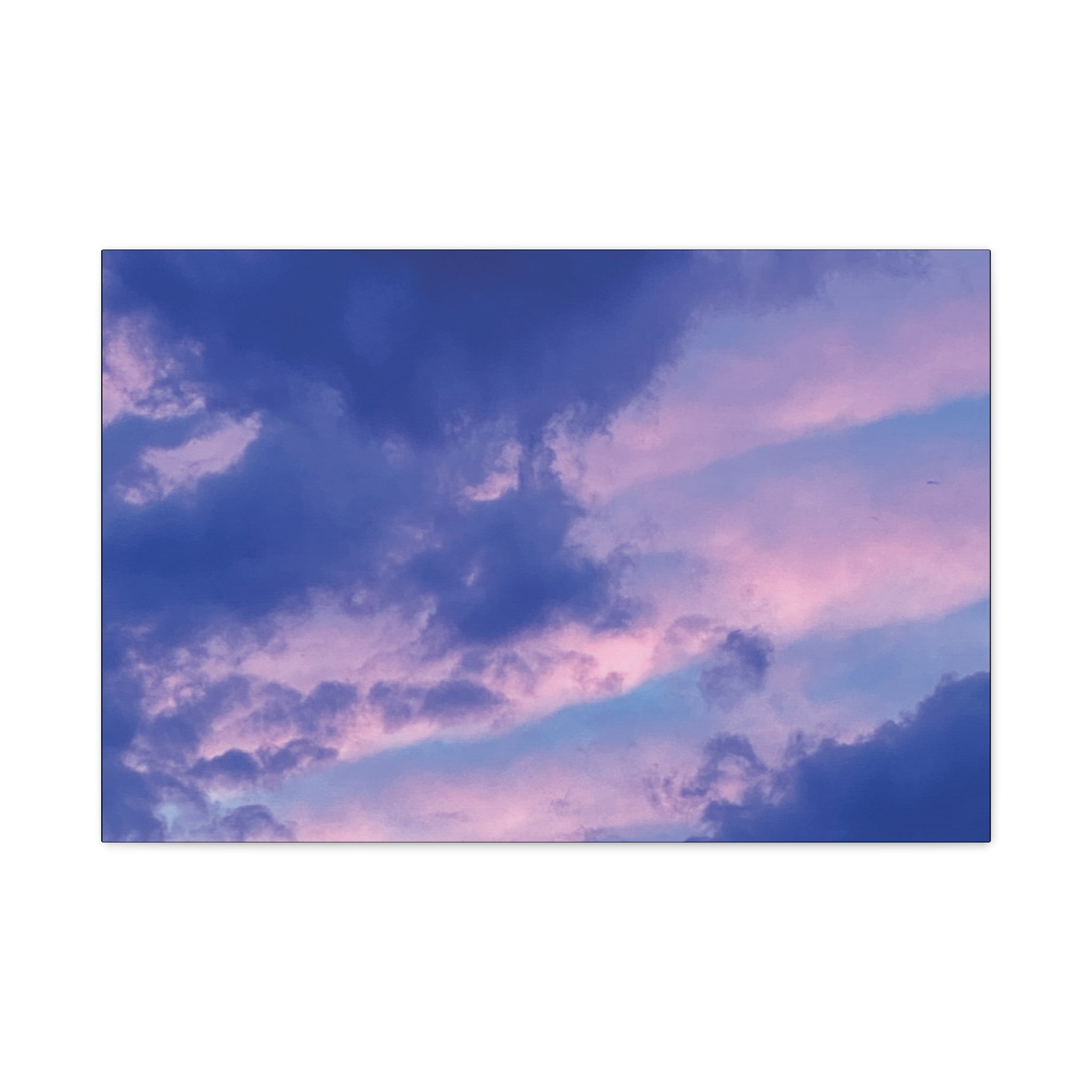 Blue Sunset Matte Canvas Wall Art — Stretched 1.25"