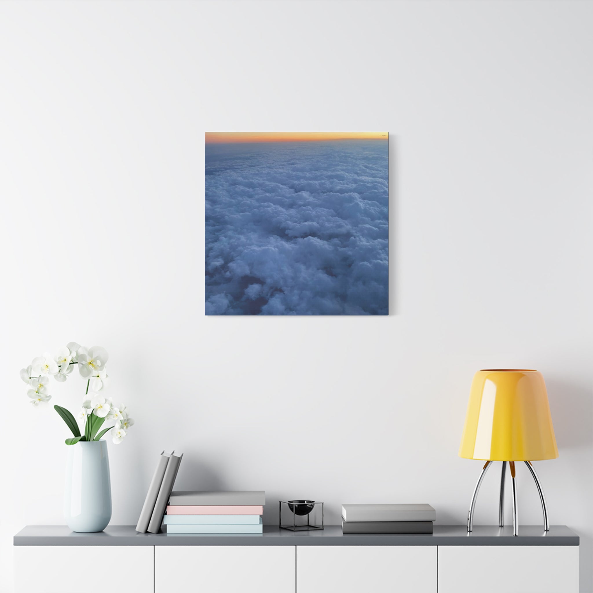 Above the Clouds Sunset Canvas Print