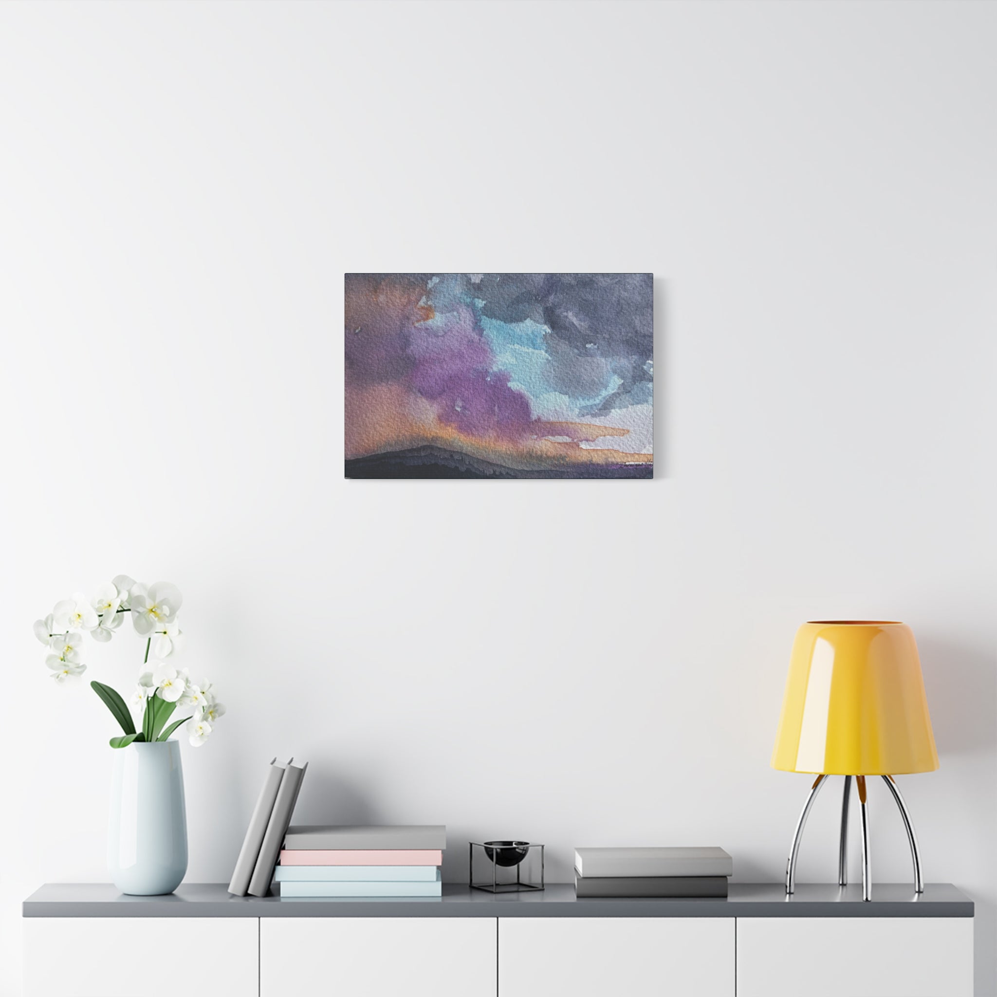 NH Spring blend watercolor on canvas