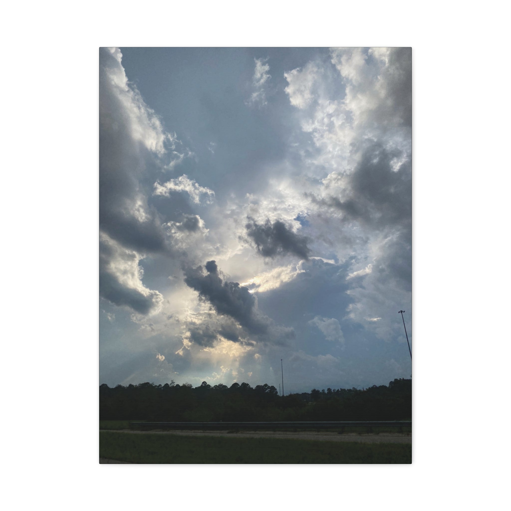 Florida Midday Photo Canvas Print — Matte Stretched Wall Art