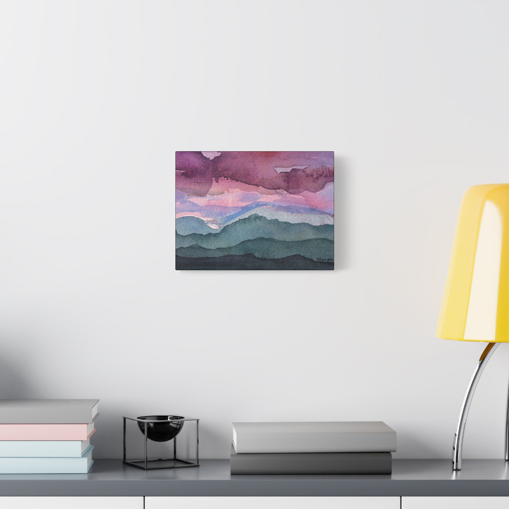 Spring 26 Vivid watercolor on canvas