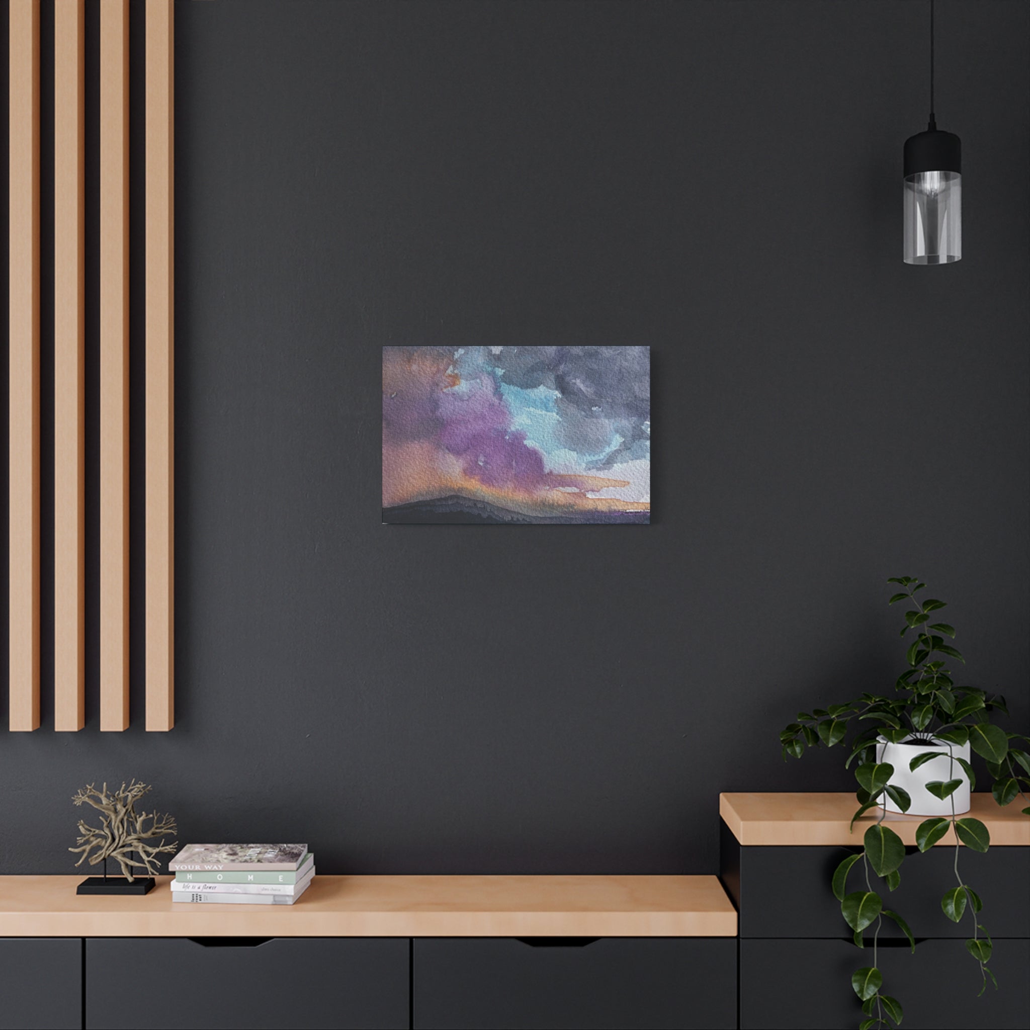 NH Spring blend watercolor on canvas